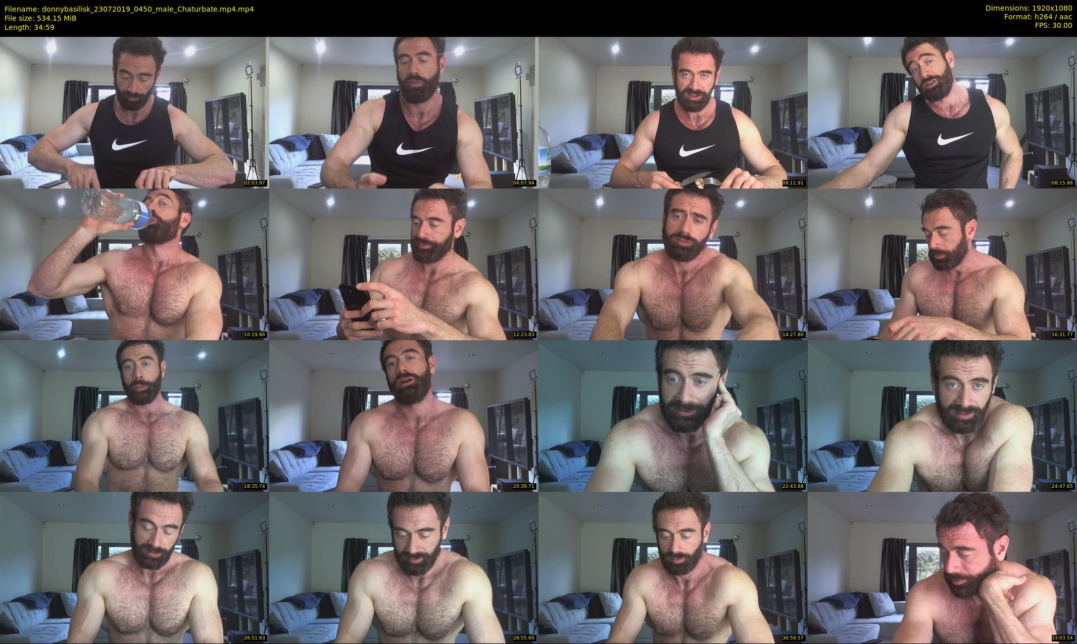 donnybasilisk — 35 minute Chaturbate male cam show recording, 1080p, Jul 23, 2019