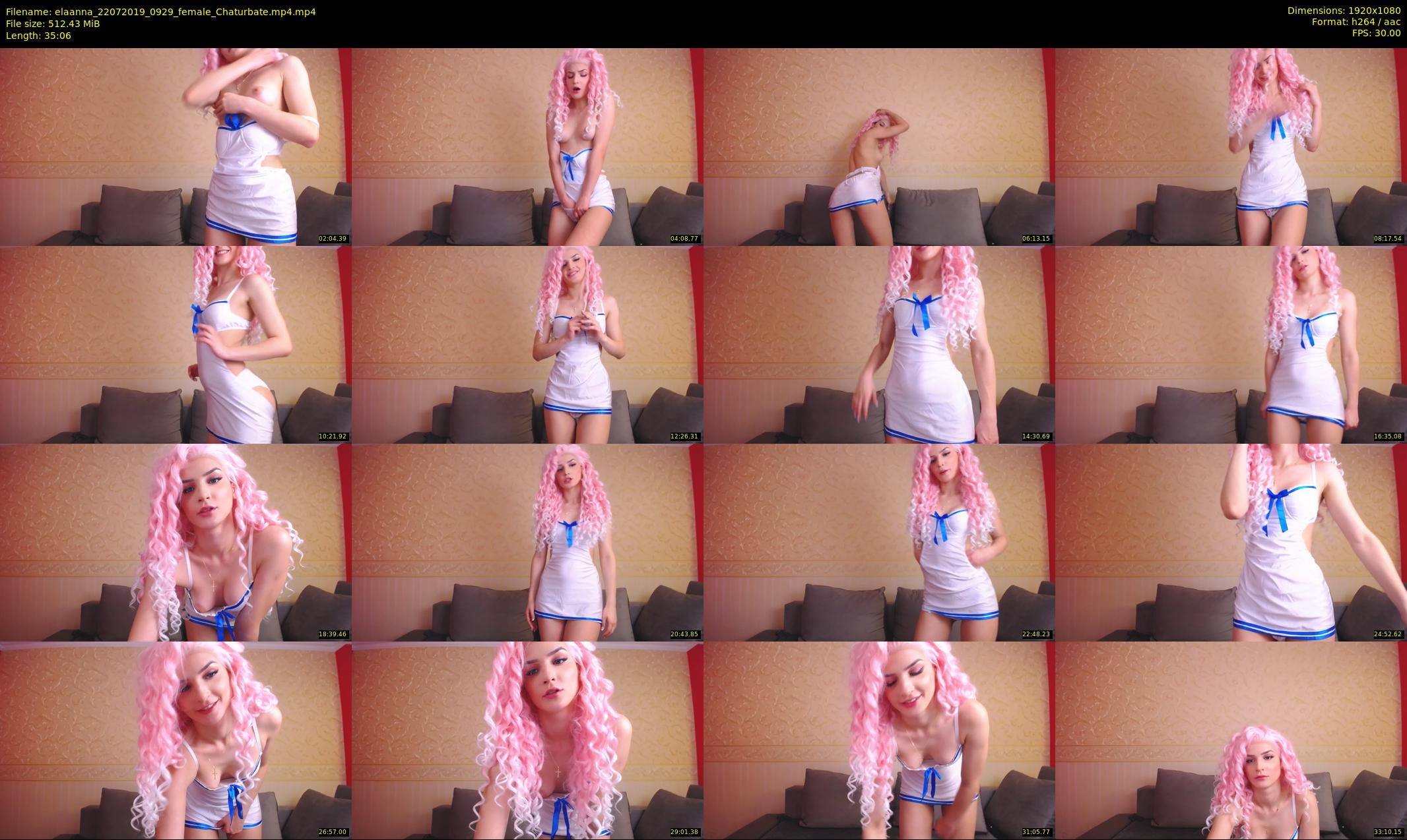 elaanna — 36 minute Chaturbate female cam show recording, 1080p, Jul 22, 2019