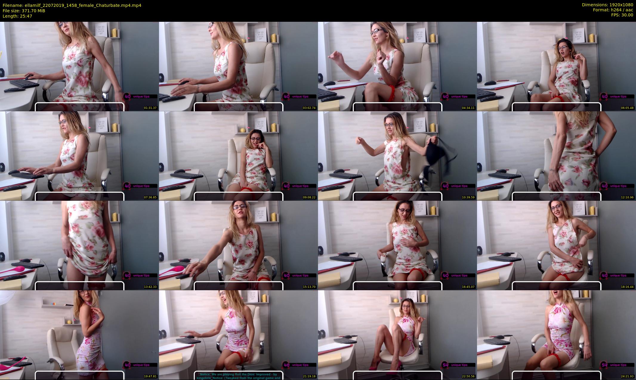 ellamilf — 26 minute Chaturbate female cam show recording, 1080p, Jul 22, 2019