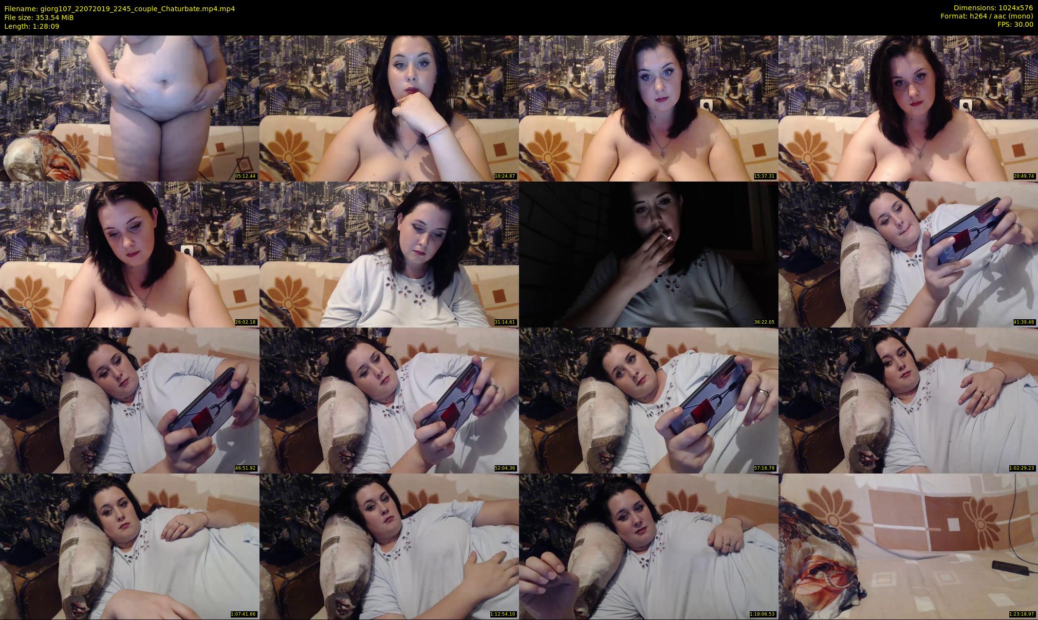 giorg107 — 89 minute Chaturbate couple cam show recording, 480p, Jul 22, 2019