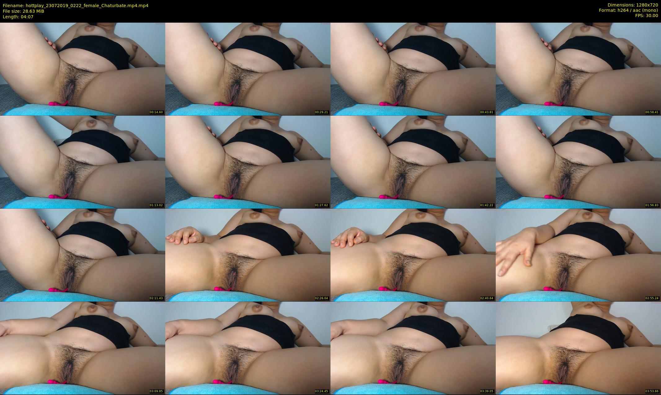 hottplay — 5 minute Chaturbate female cam show recording, 720p, Jul 23, 2019