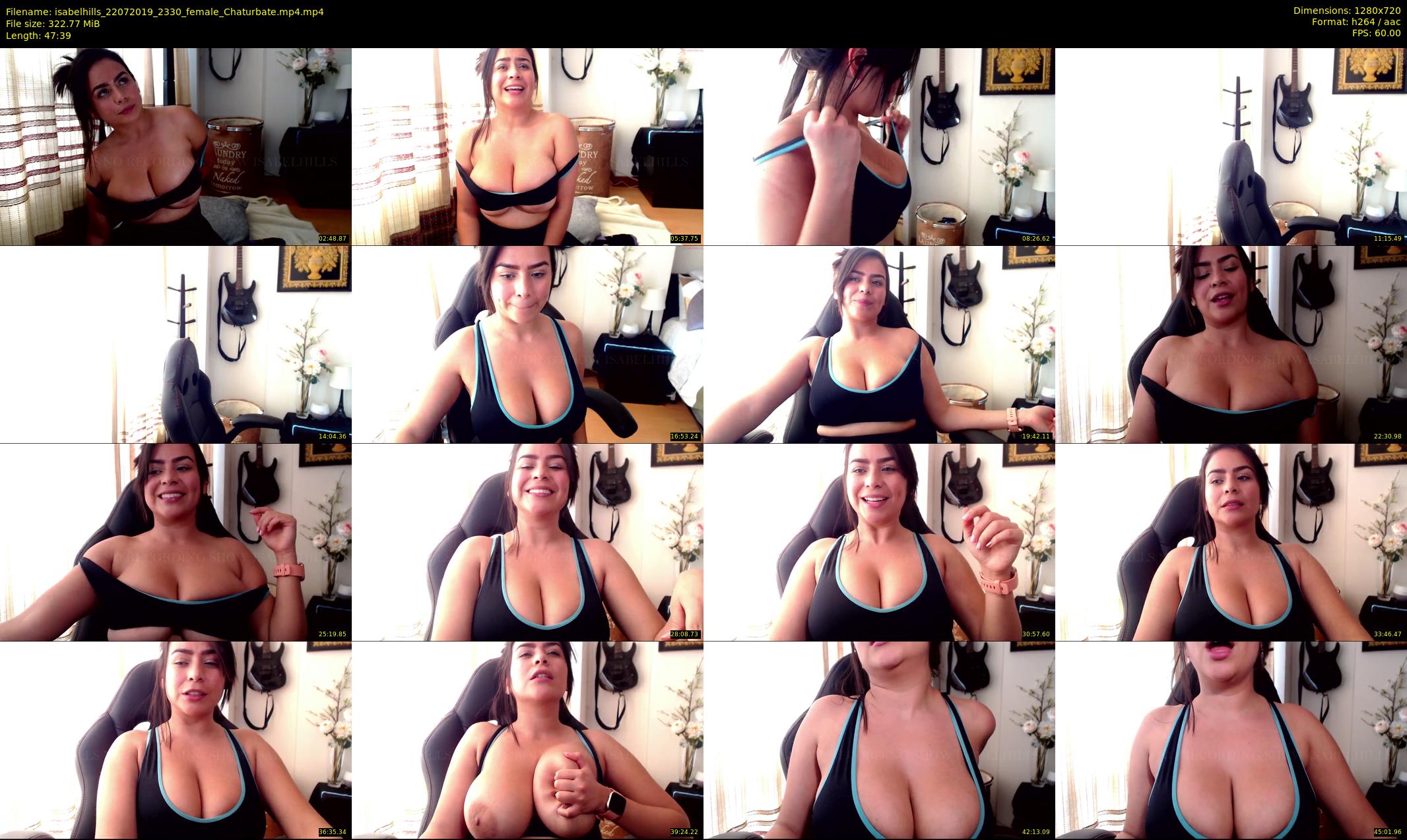 isabelhills — 48 minute Chaturbate female cam show recording, 720p, Jul 22, 2019