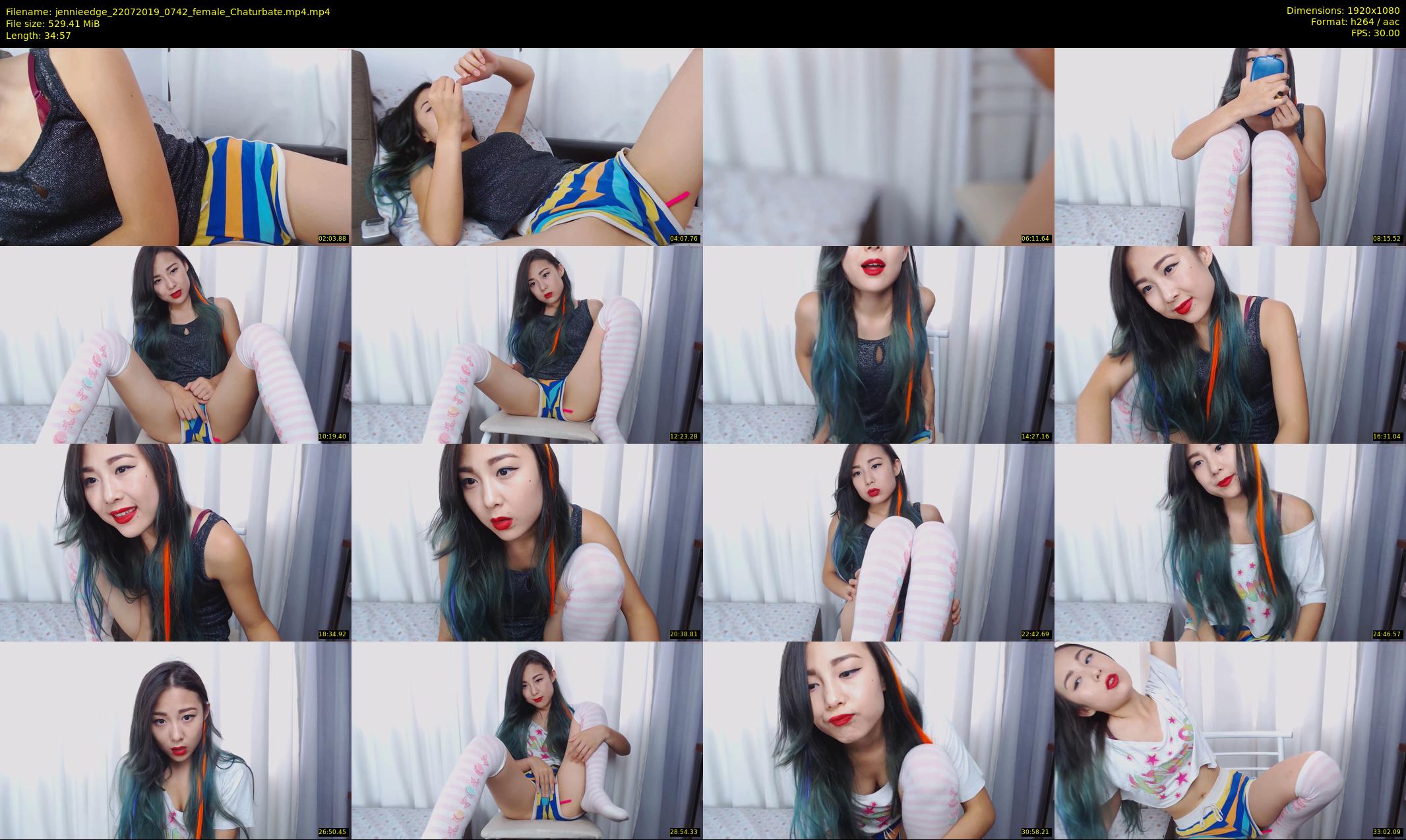 jennieedge — 35 minute Chaturbate female cam show recording, 1080p, Jul 22, 2019