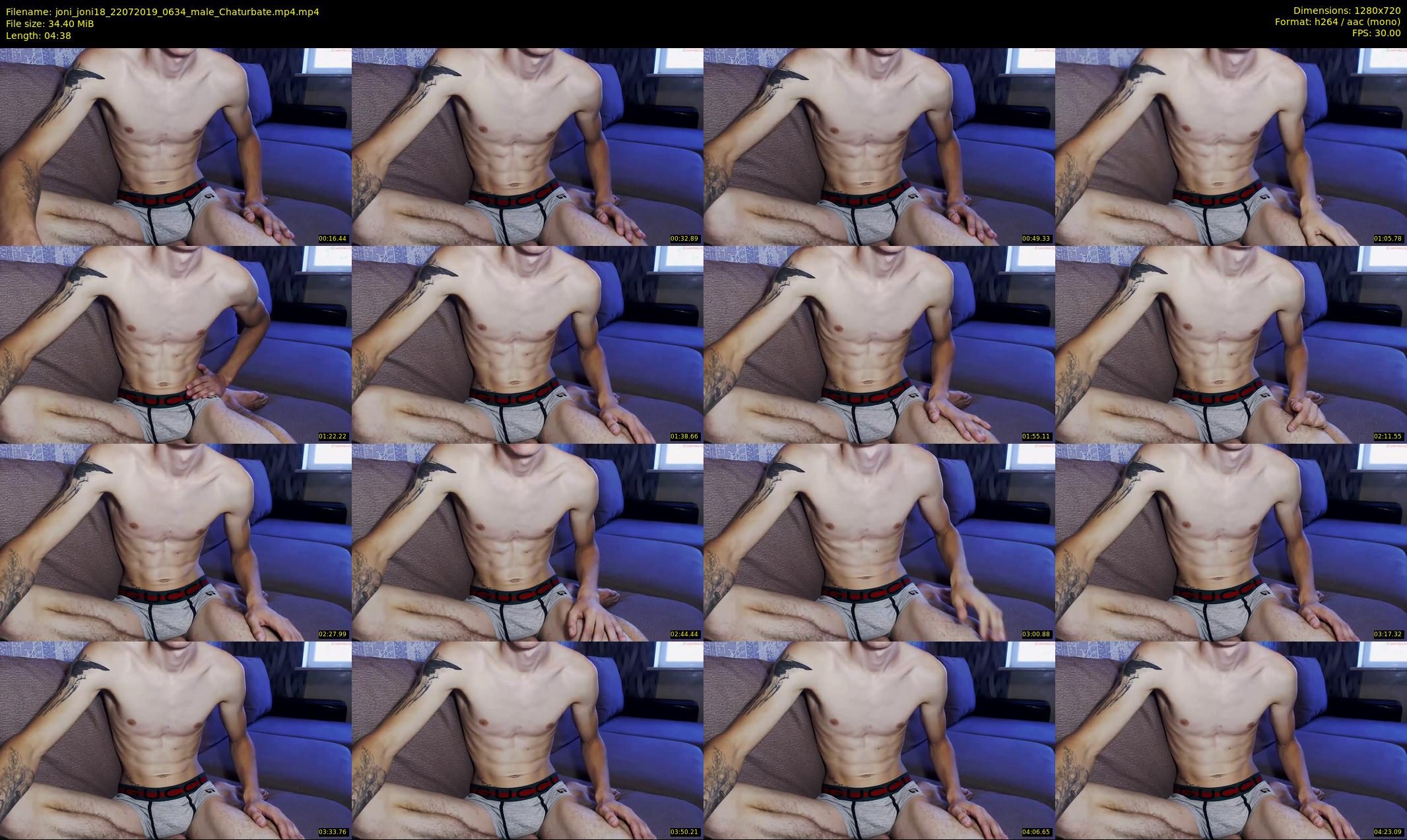 joni_joni18 — 5 minute Chaturbate male cam show recording, 720p, Jul 22, 2019