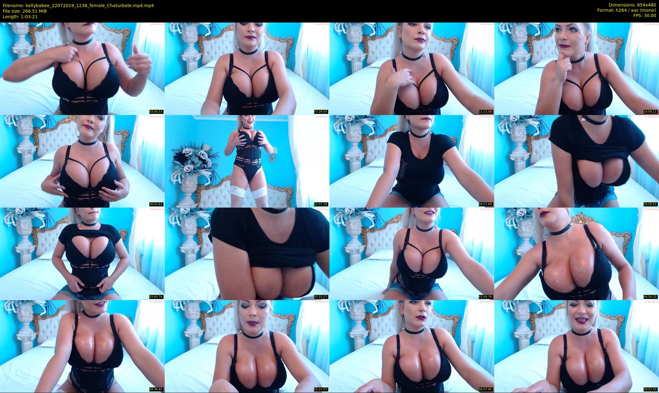 kellybabee — 64 minute Chaturbate female cam show recording, 480p, Jul 22, 2019