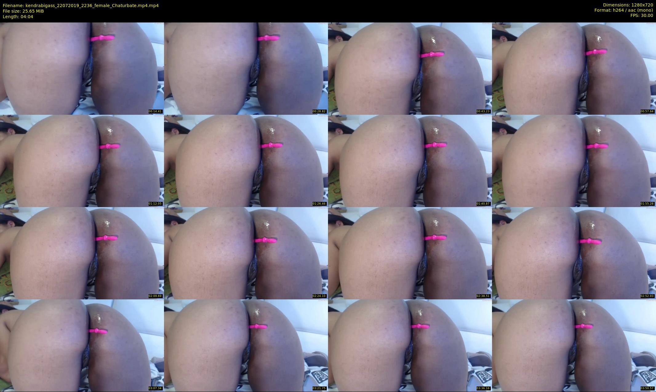 kendrabigass — 5 minute Chaturbate female cam show recording, 720p, Jul 22, 2019