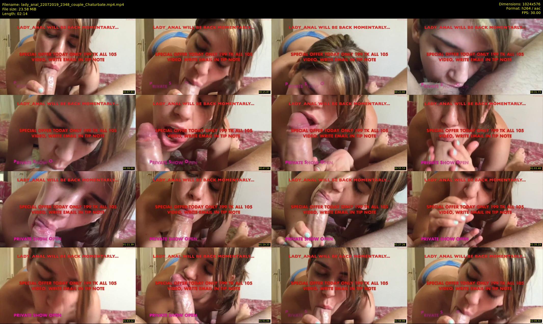 lady_anal — 3 minute Chaturbate female cam show recording, 480p, Jul 22, 2019