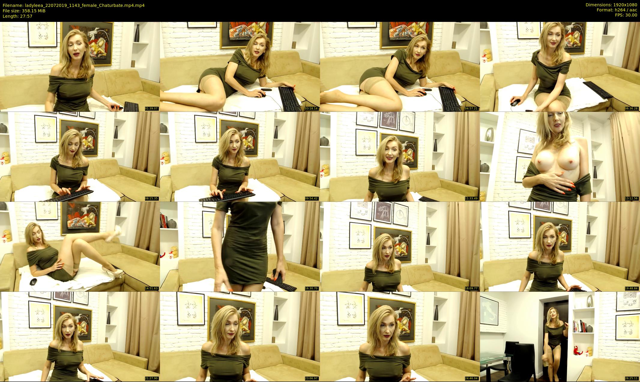ladyleea — 28 minute Chaturbate female cam show recording, 1080p, Jul 22, 2019
