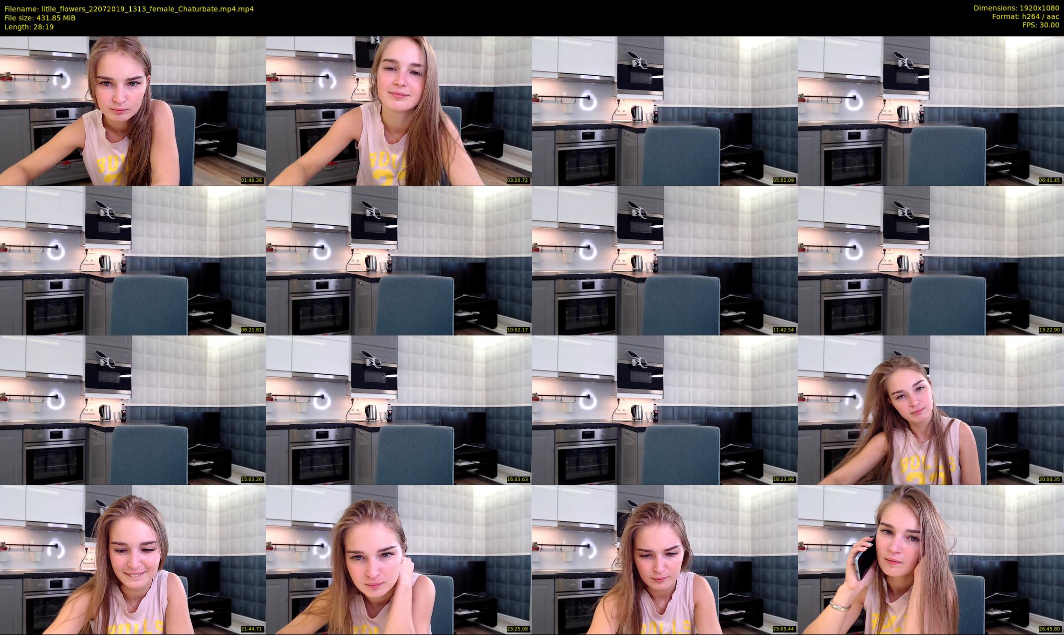 litlle_flowers — 29 minute Chaturbate female cam show recording, 1080p, Jul 22, 2019