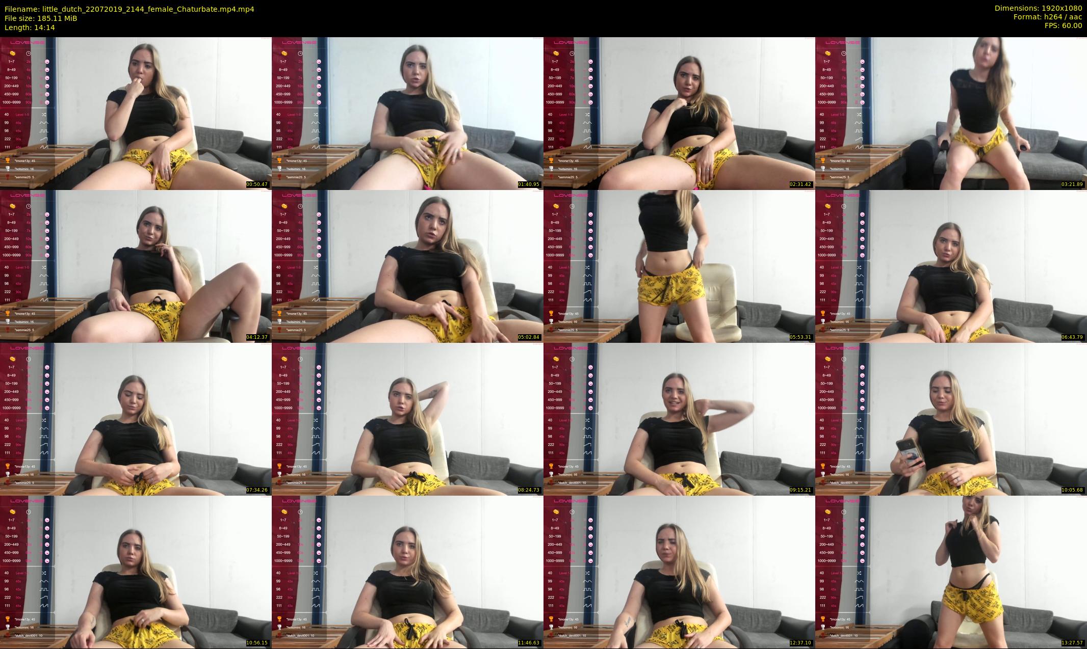 little_dutch — 15 minute Chaturbate female cam show recording, 1080p, Jul 22, 2019