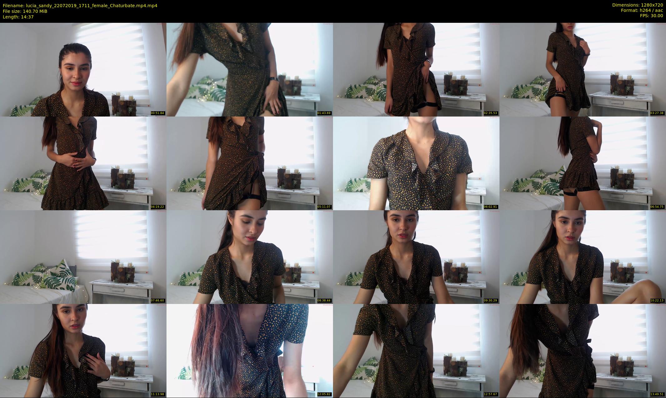 lucia_sandy — 15 minute Chaturbate female cam show recording, 720p, Jul 22, 2019