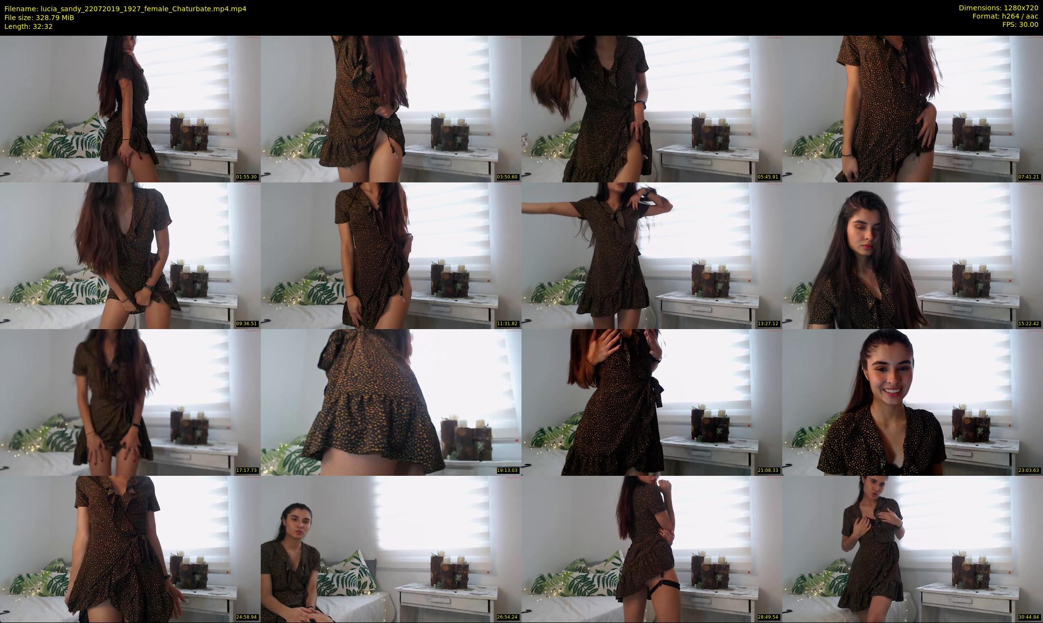 lucia_sandy — 33 minute Chaturbate female cam show recording, 720p, Jul 22, 2019