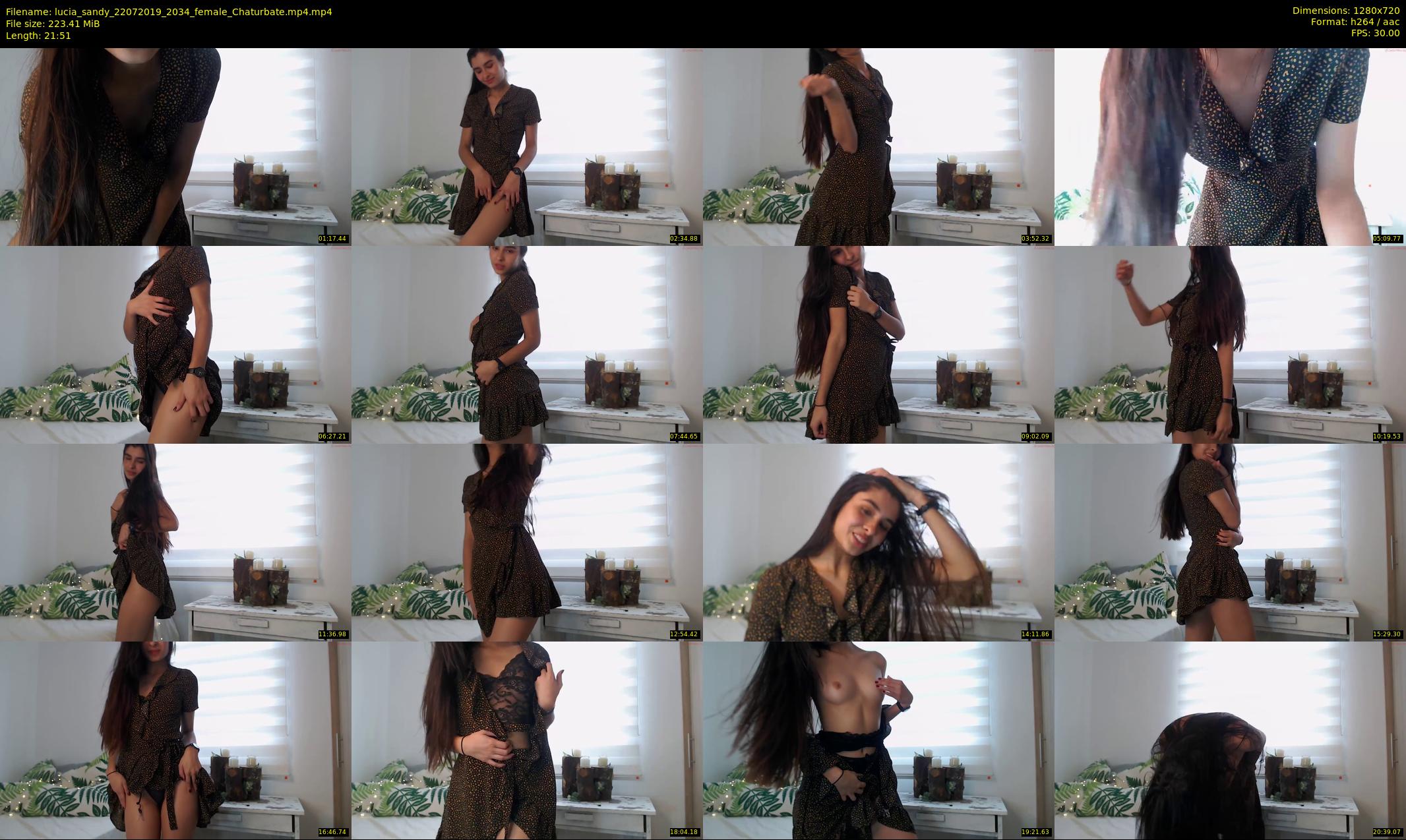 lucia_sandy — 22 minute Chaturbate female cam show recording, 720p, Jul 22, 2019