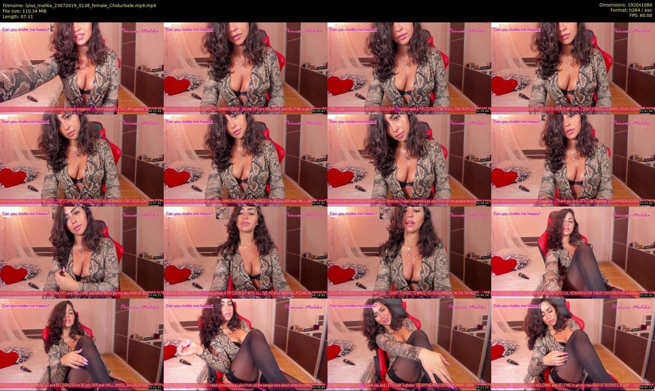 lylas_malika — 8 minute Chaturbate female cam show recording, 1080p, Jul 23, 2019