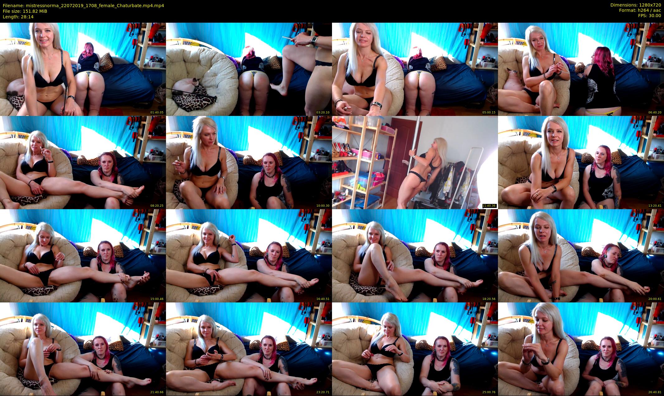 mistressnorma — 29 minute Chaturbate female cam show recording, 720p, Jul 22, 2019