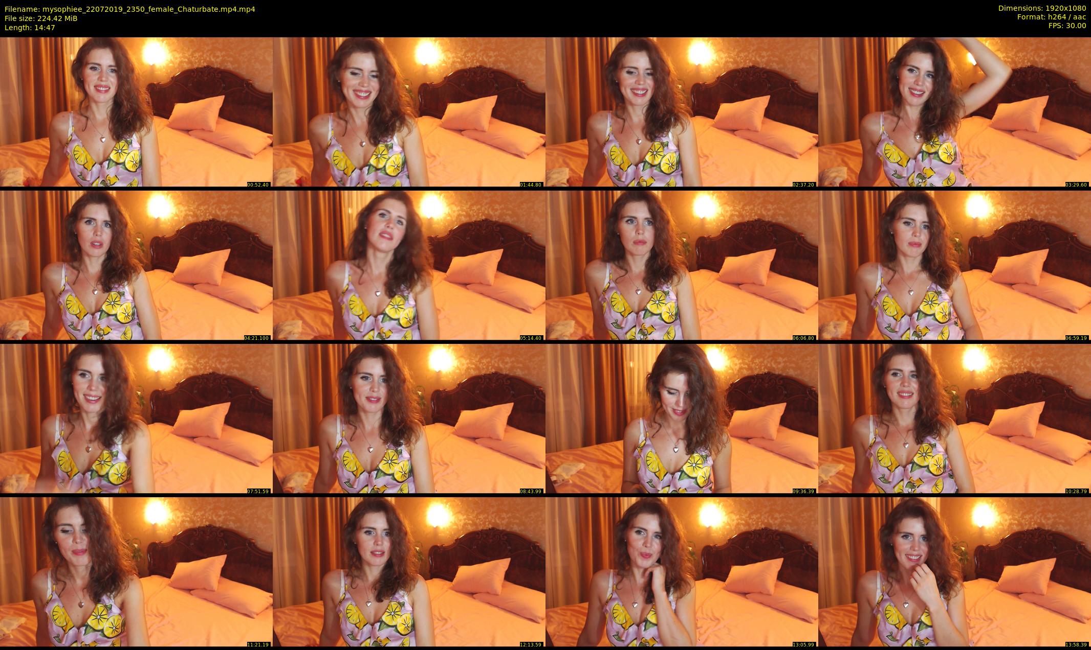 mysophiee — 15 minute Chaturbate female cam show recording, 1080p, Jul 22, 2019
