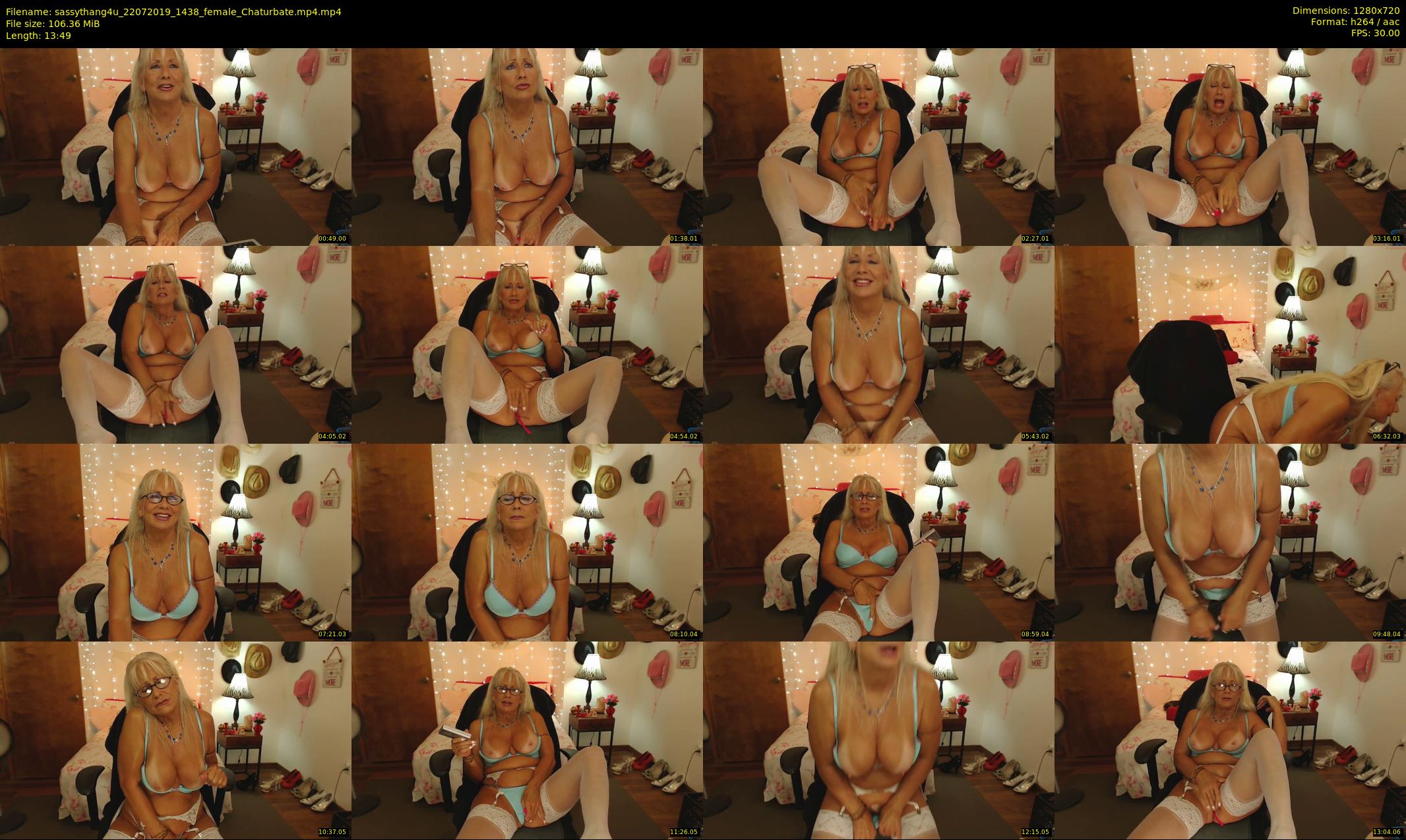 sassythang4u — 14 minute Chaturbate female cam show recording, 720p, Jul 22, 2019