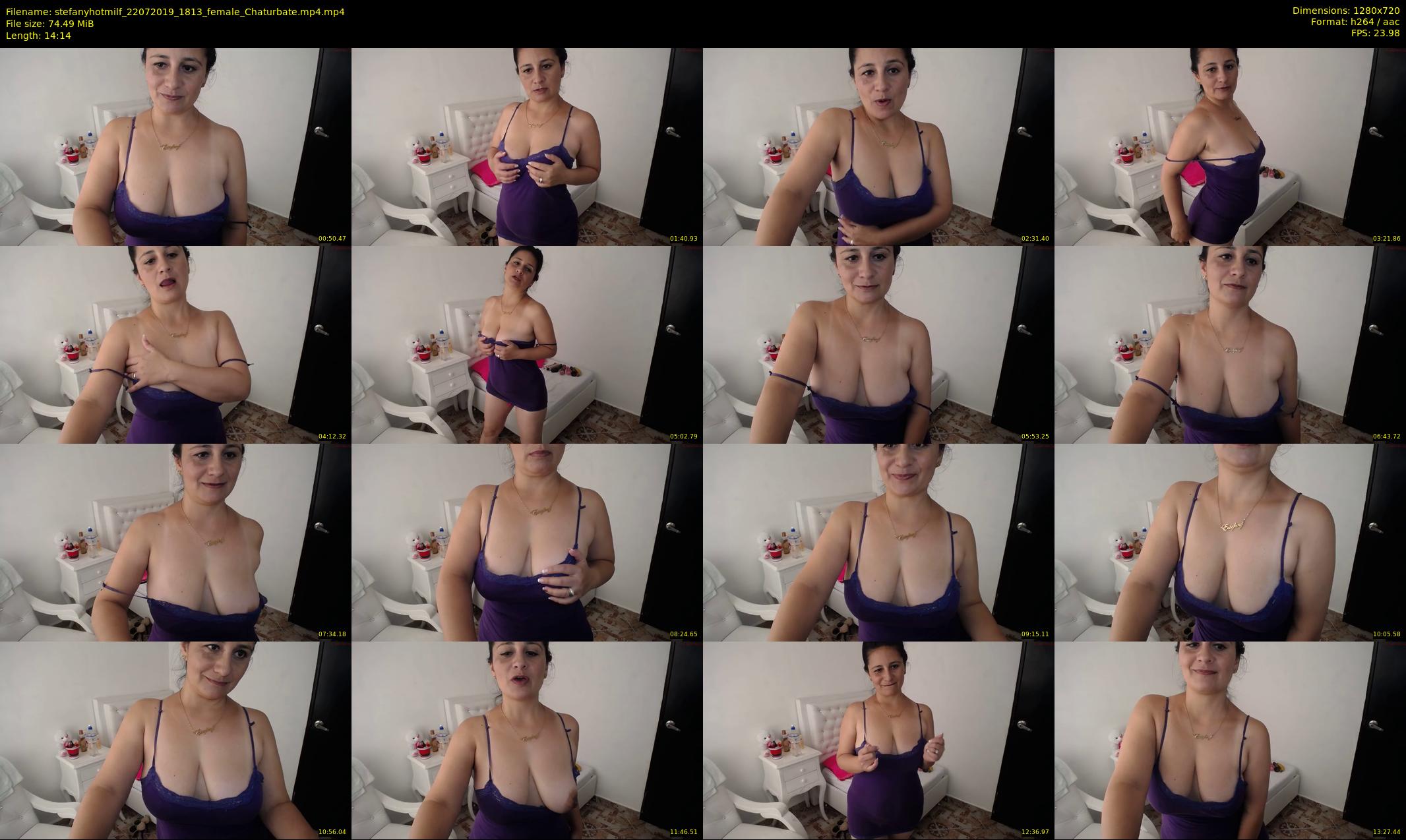 stefanyhotmilf — 15 minute Chaturbate female cam show recording, 720p, Jul 22, 2019