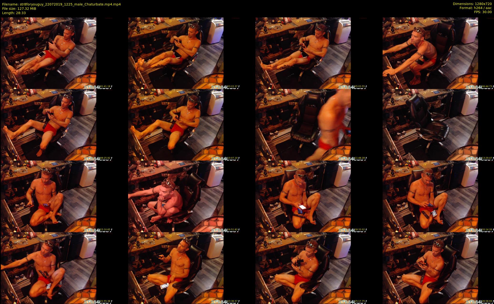 str8foryouguy — 29 minute Chaturbate male cam show recording, 720p, Jul 22, 2019