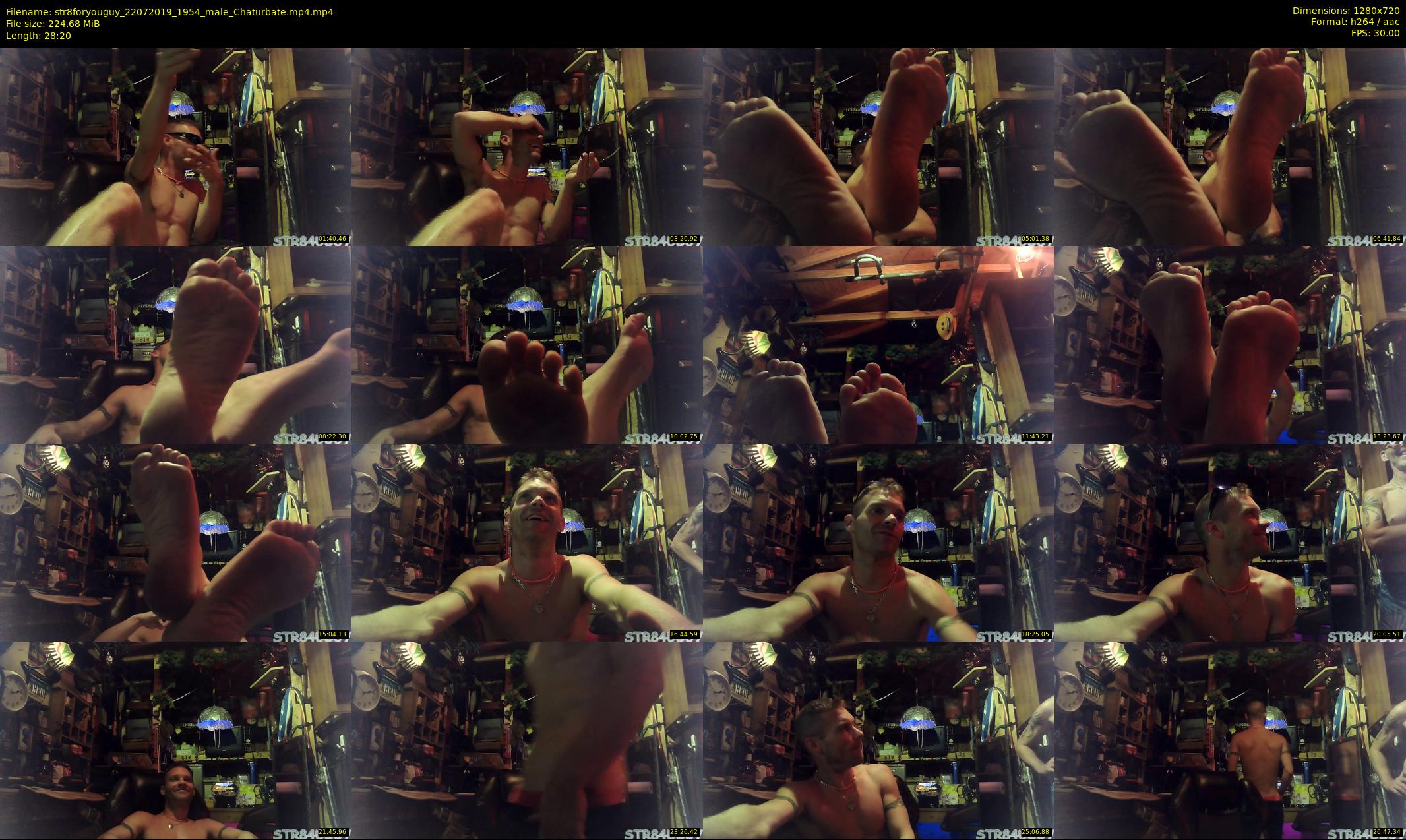 str8foryouguy — 29 minute Chaturbate male cam show recording, 720p, Jul 22, 2019