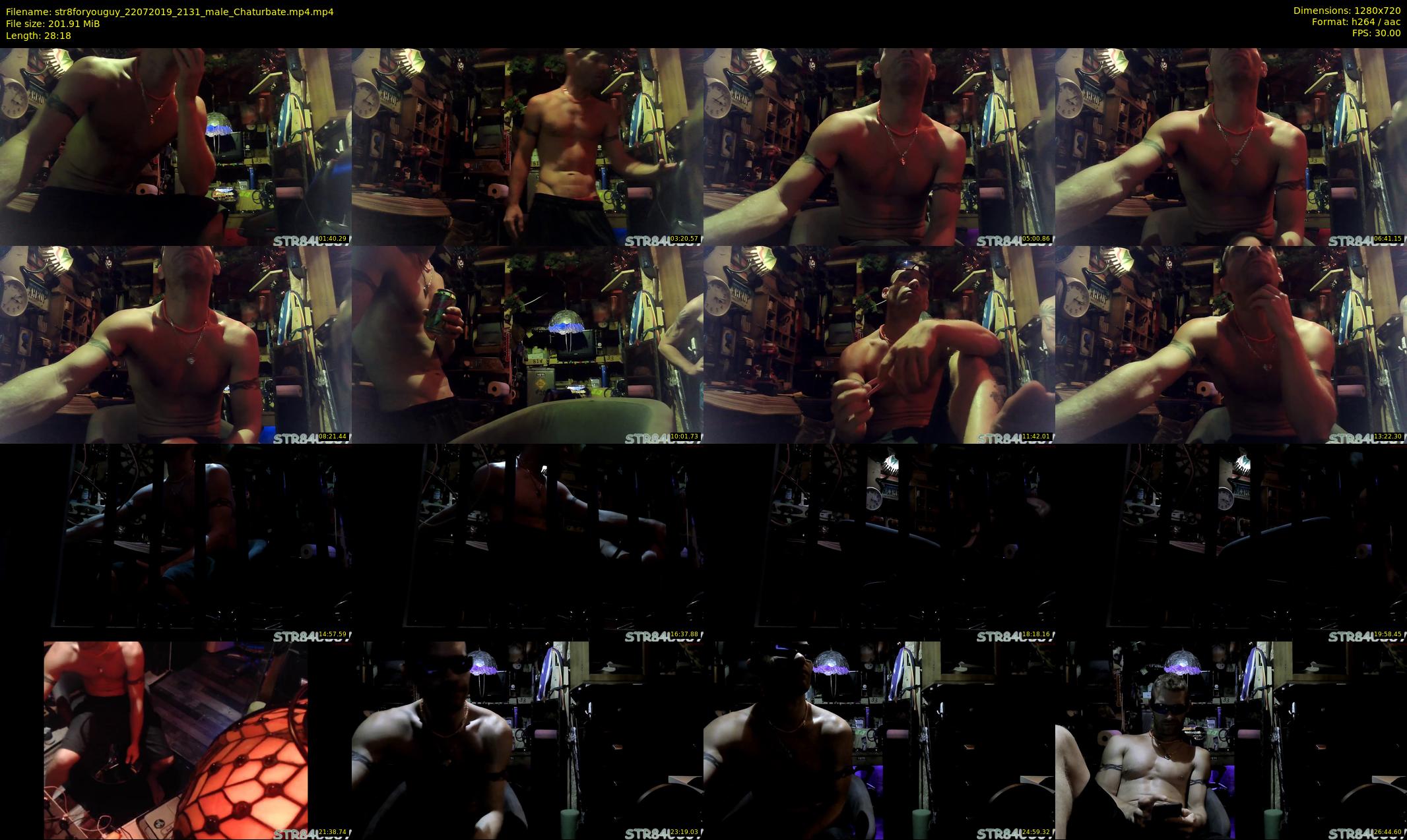 str8foryouguy — 29 minute Chaturbate male cam show recording, 720p, Jul 22, 2019