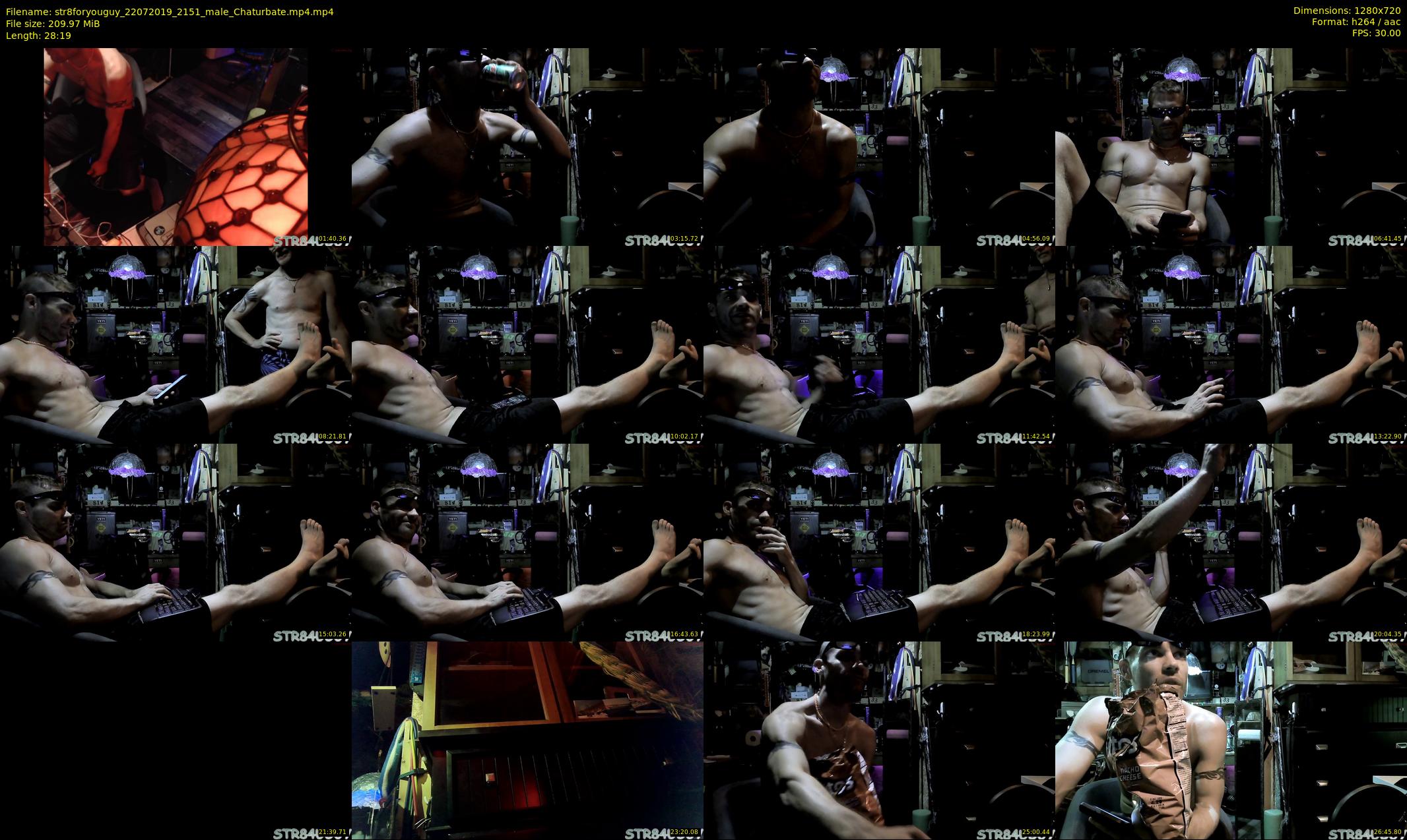 str8foryouguy — 29 minute Chaturbate male cam show recording, 720p, Jul 22, 2019