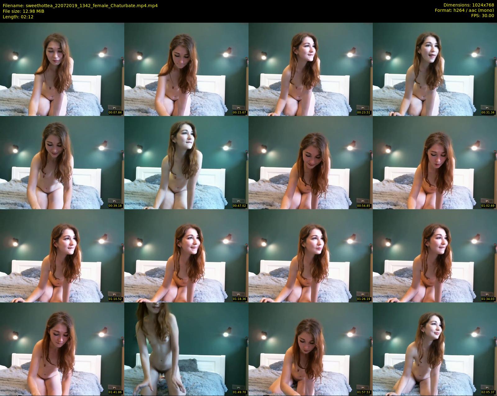 sweethottea — 3 minute Chaturbate female cam show recording, 720p, Jul 22, 2019