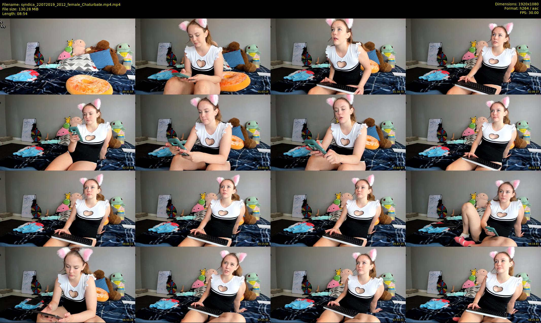 syndica — 9 minute Chaturbate female cam show recording, 1080p, Jul 22, 2019