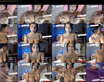 tattoo_ninja_kitty — 58 minute Chaturbate female cam show recording, 480p, Jul 23, 2019