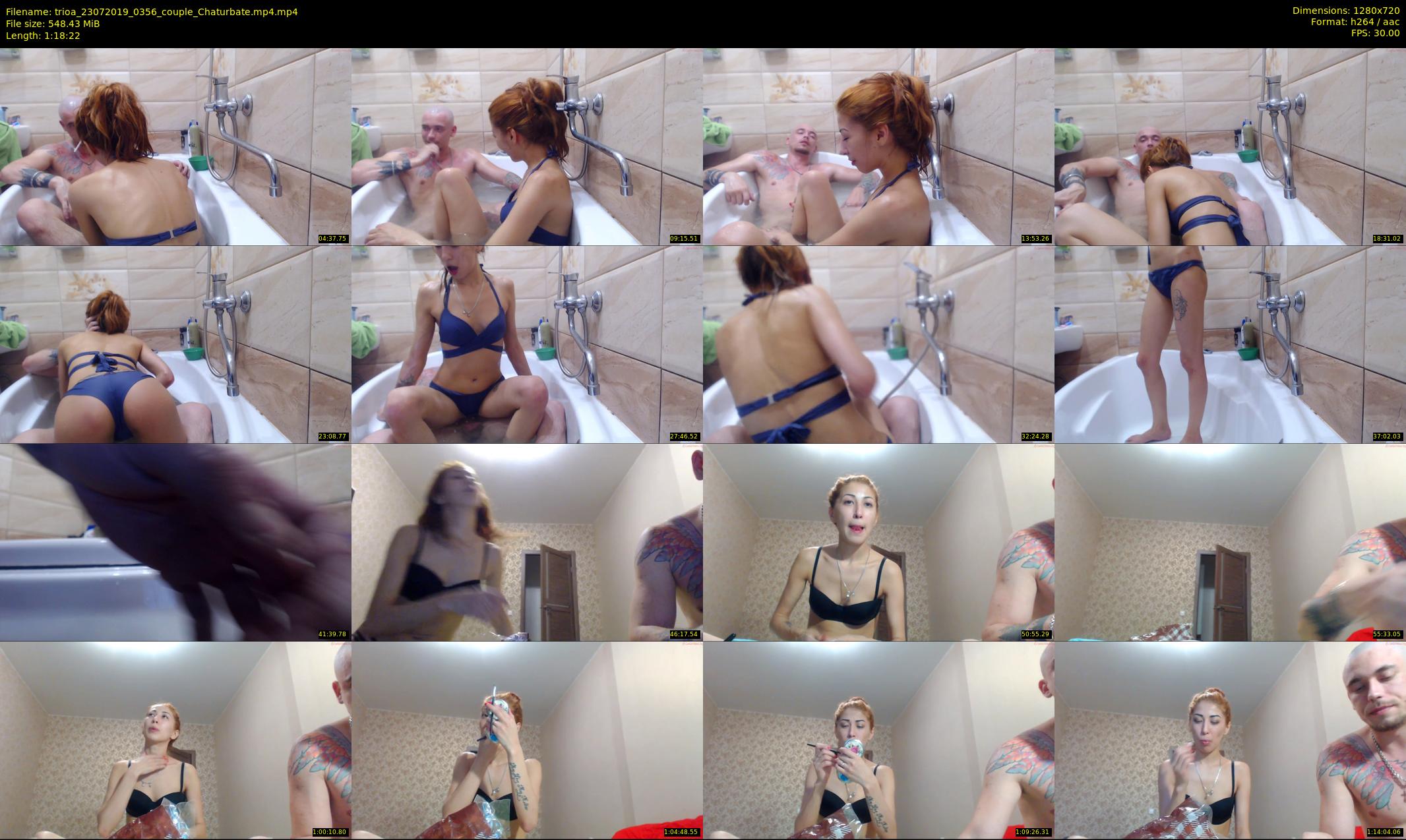 trioa — 79 minute Chaturbate couple cam show recording, 720p, Jul 23, 2019