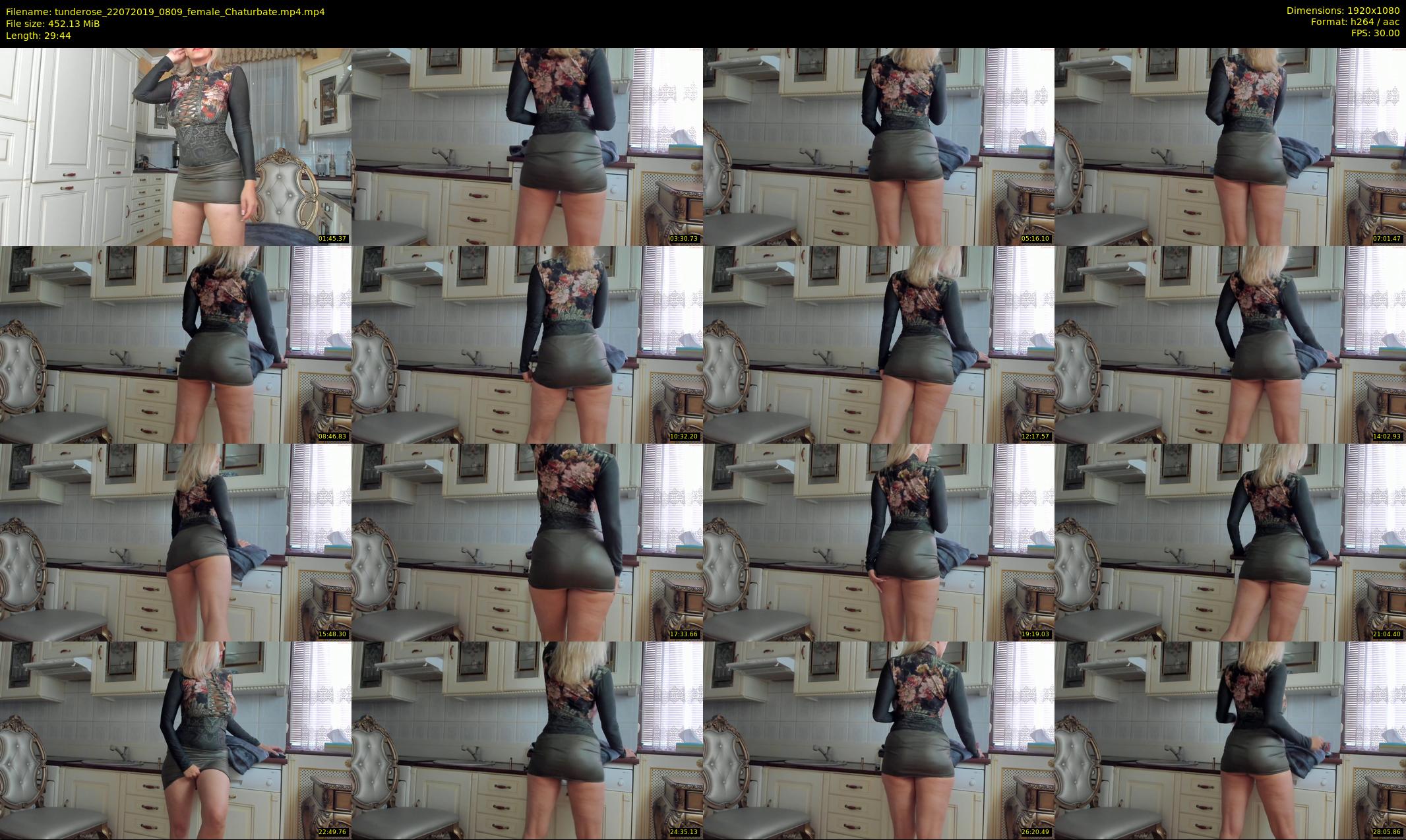 tunderose — 30 minute Chaturbate female cam show recording, 1080p, Jul 22, 2019
