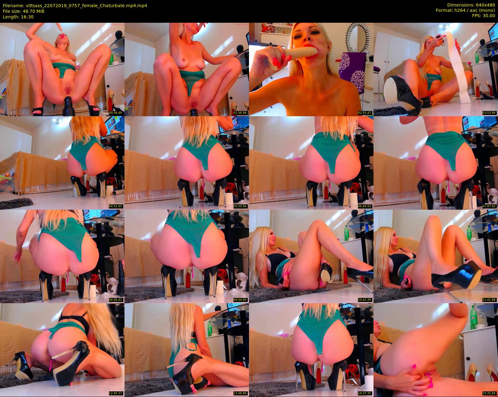 vittsass — 17 minute Chaturbate female cam show recording, 480p, Jul 22, 2019