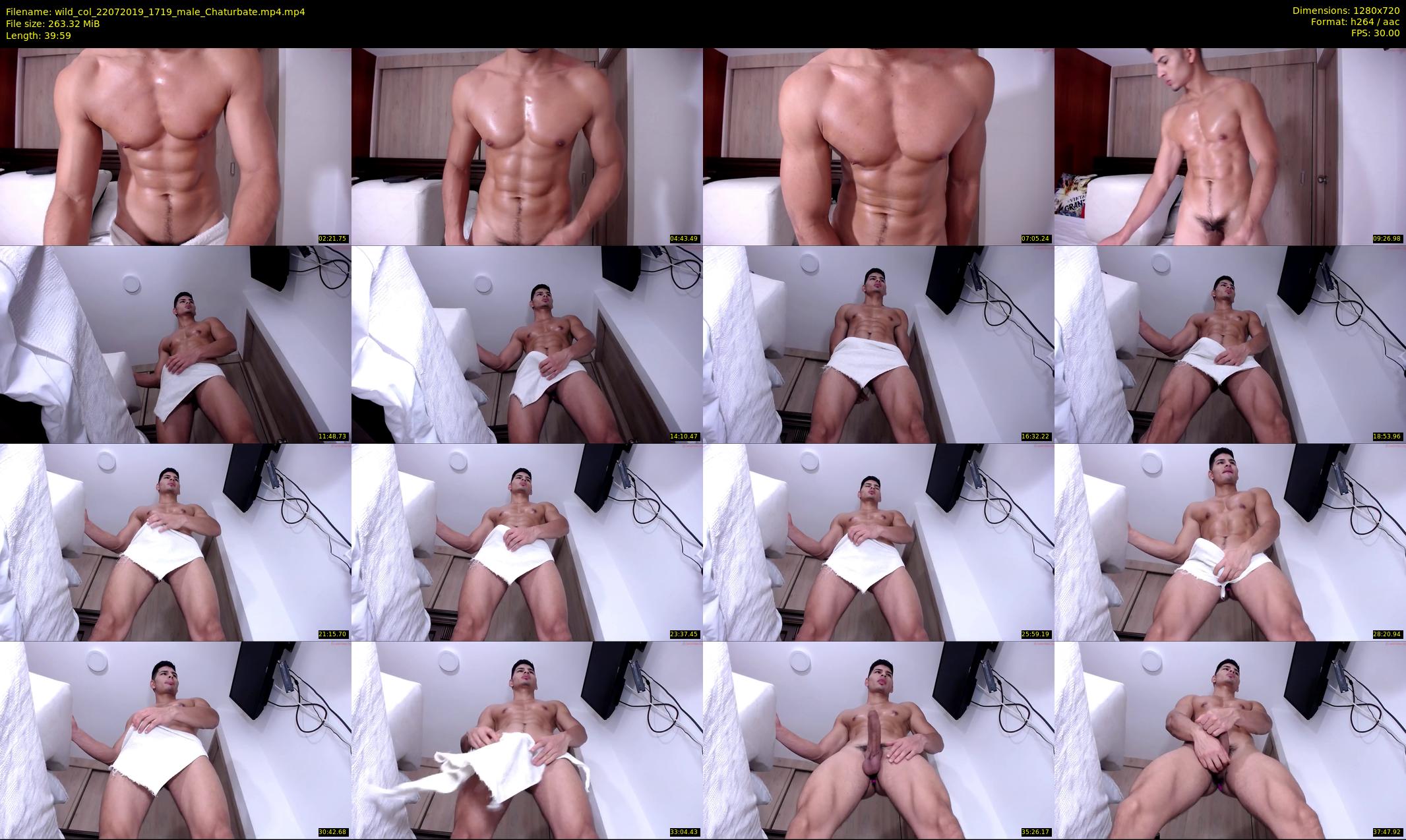 wild_col — 40 minute Chaturbate male cam show recording, 720p, Jul 22, 2019