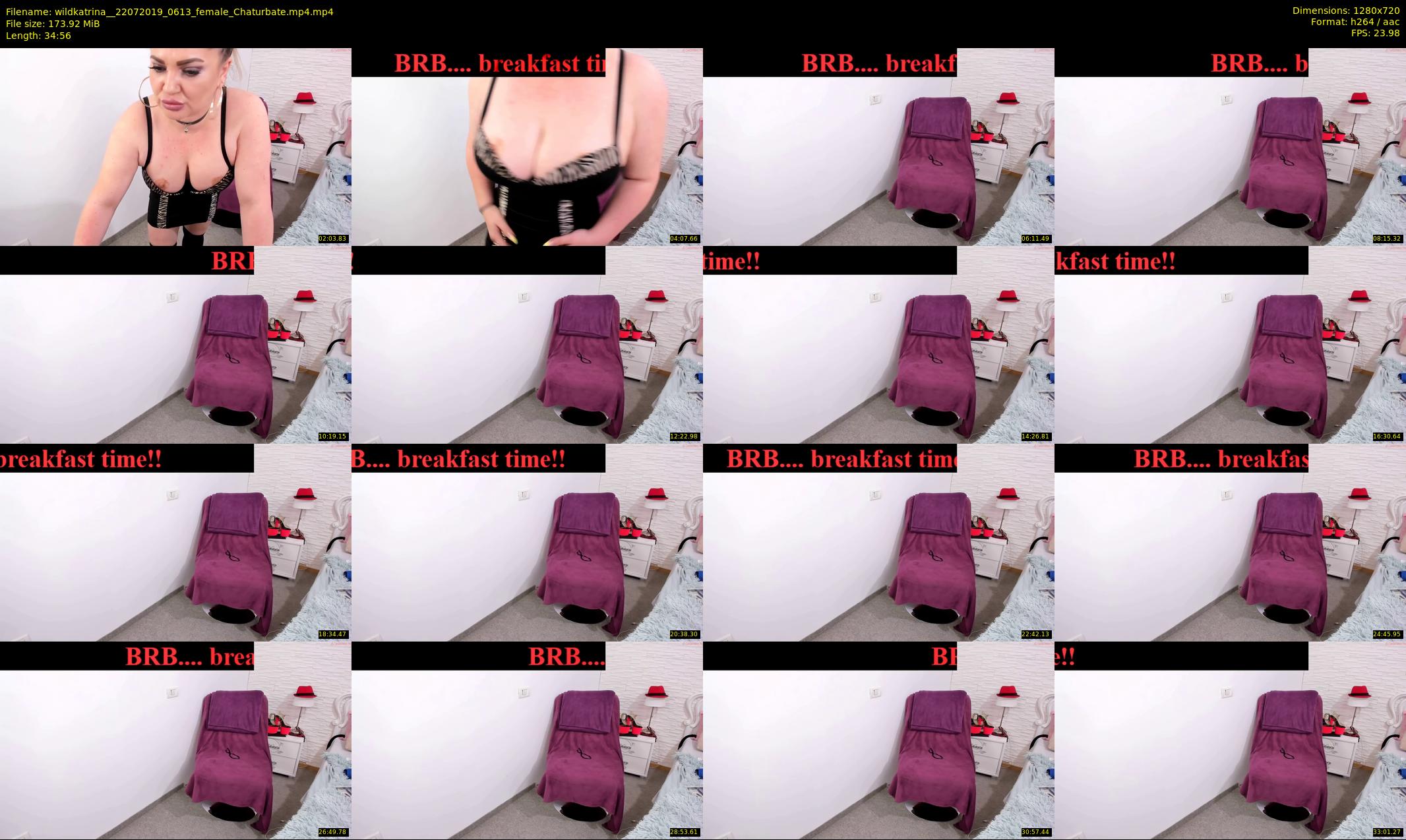 wildkatrina_ — 35 minute Chaturbate female cam show recording, 720p, Jul 22, 2019