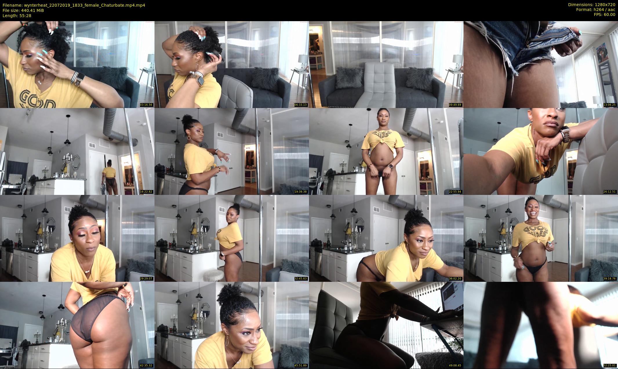 wynterheat — 56 minute Chaturbate female cam show recording, 720p, Jul 22, 2019