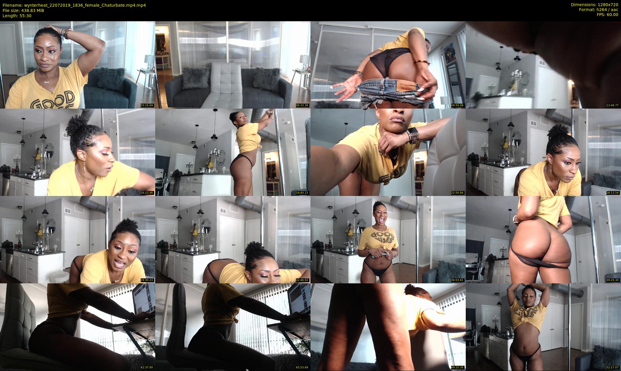 wynterheat — 56 minute Chaturbate female cam show recording, 720p, Jul 22, 2019