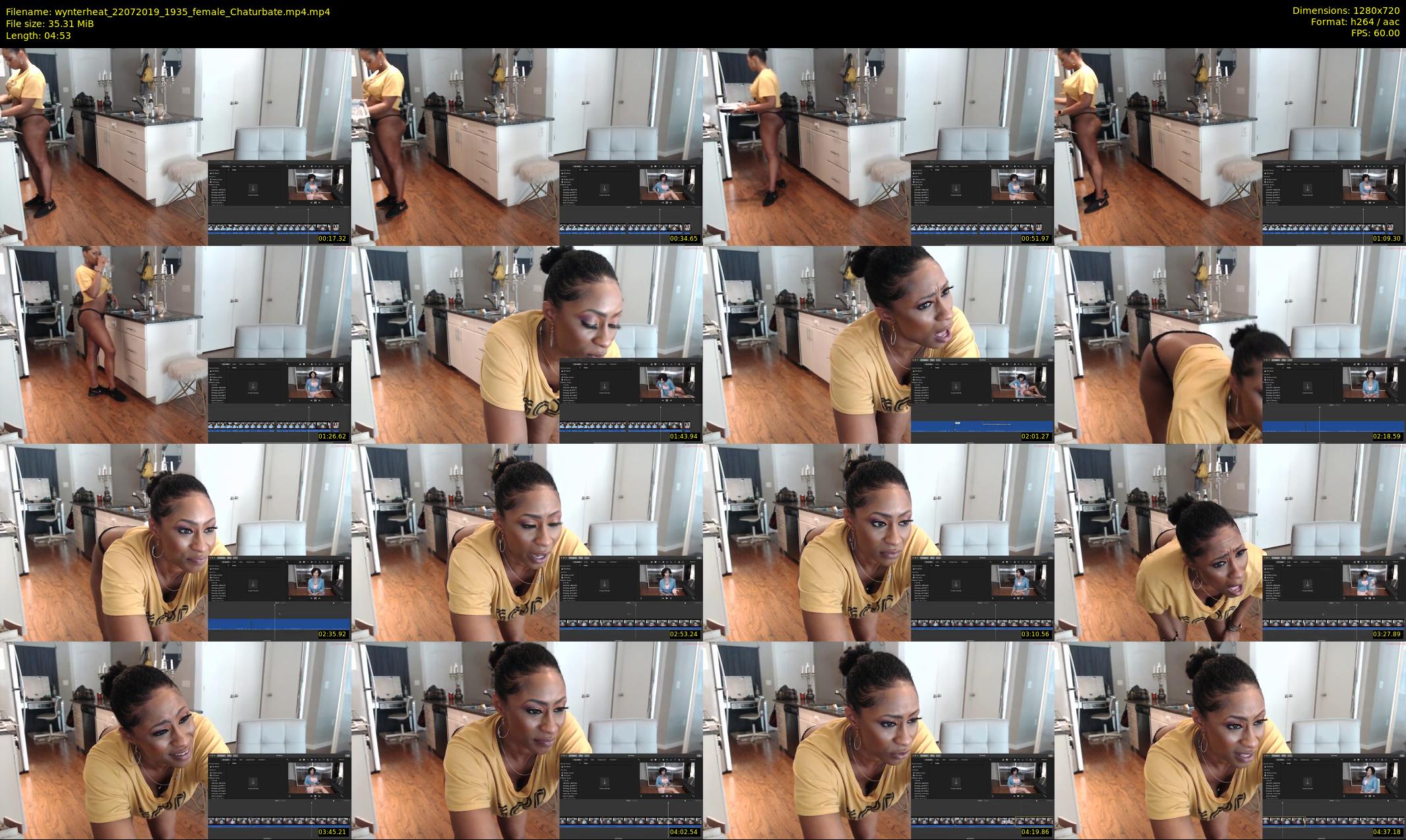 wynterheat — 5 minute Chaturbate female cam show recording, 720p, Jul 22, 2019
