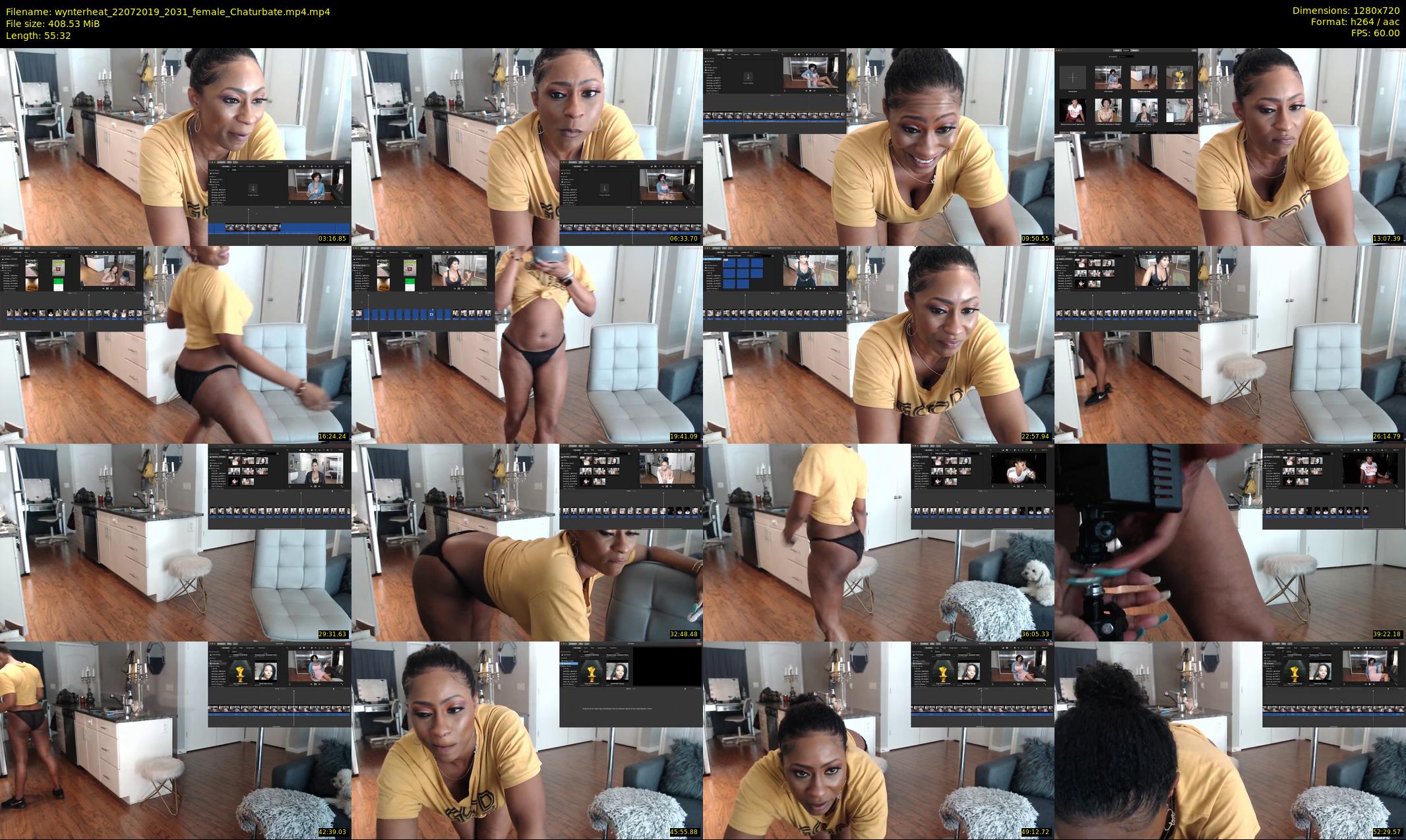 wynterheat — 56 minute Chaturbate female cam show recording, 720p, Jul 22, 2019