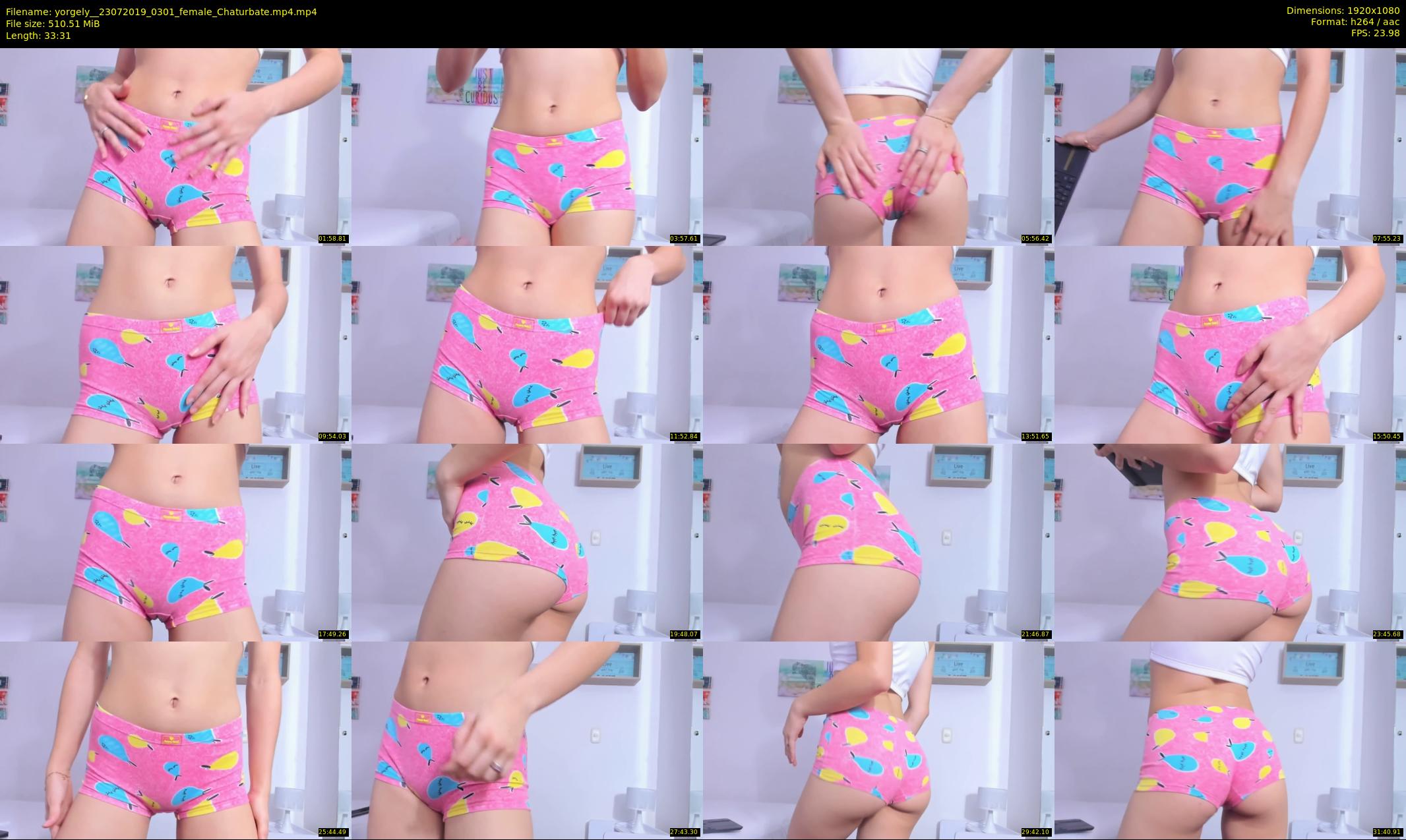 yorgely_ — 34 minute Chaturbate female cam show recording, 1080p, Jul 23, 2019