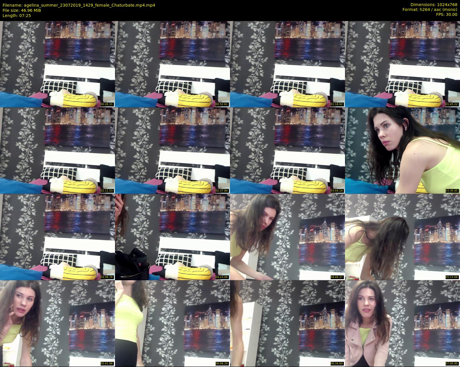 agelina_summer — 8 minute Chaturbate female cam show recording, 720p, Jul 23, 2019