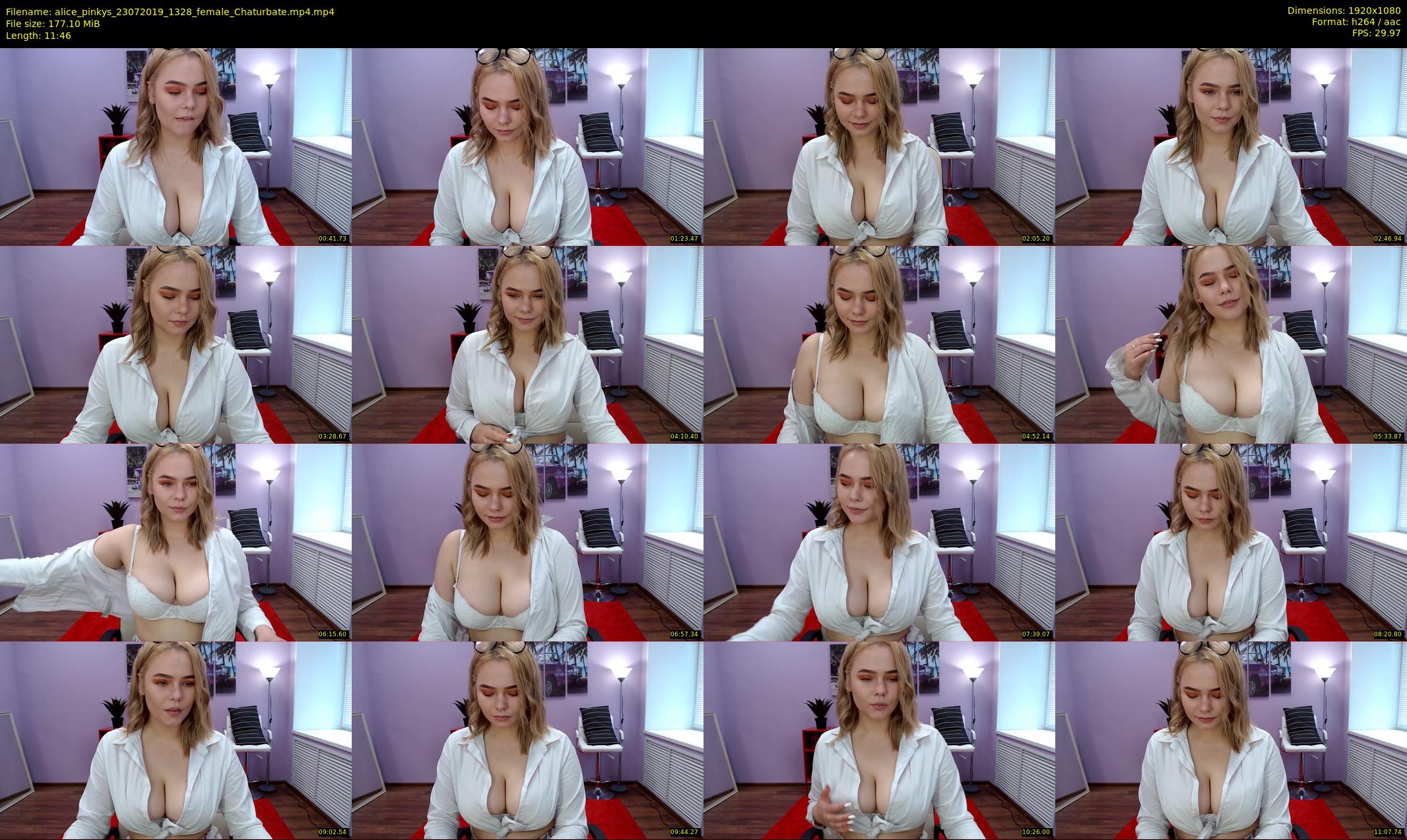 alice_pinkys — 12 minute Chaturbate female cam show recording, 1080p, Jul 23, 2019