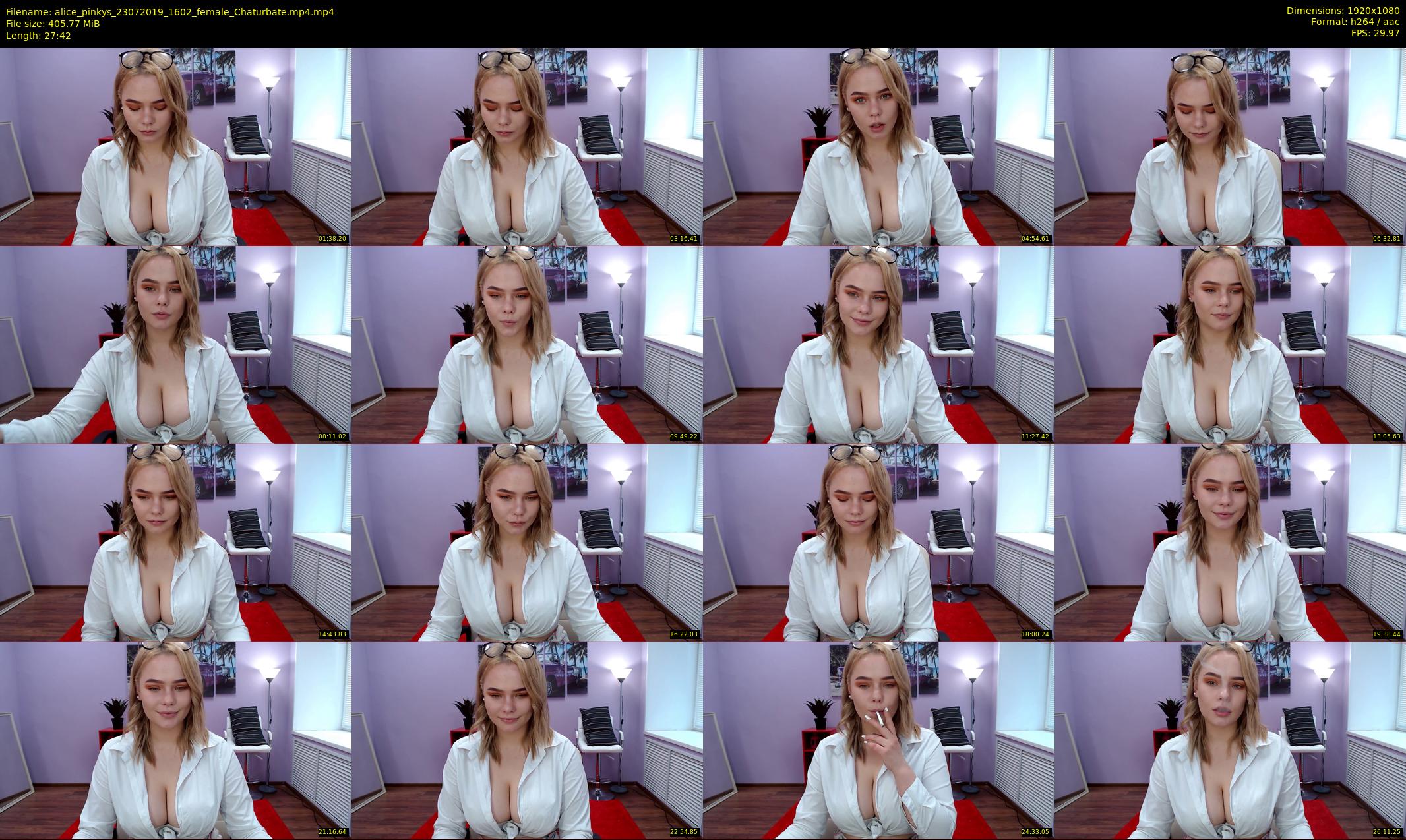 alice_pinkys — 28 minute Chaturbate female cam show recording, 1080p, Jul 23, 2019