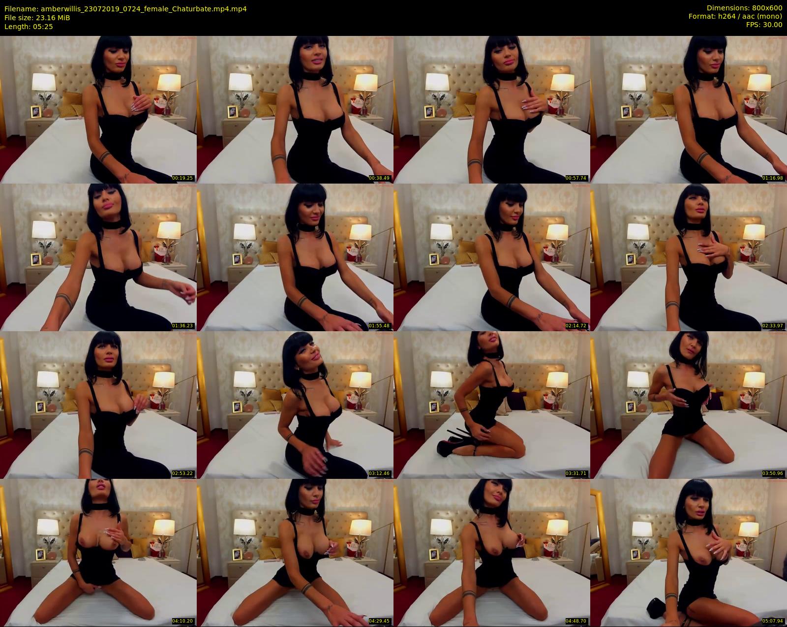 amberwillis — 6 minute Chaturbate female cam show recording, 480p, Jul 23, 2019