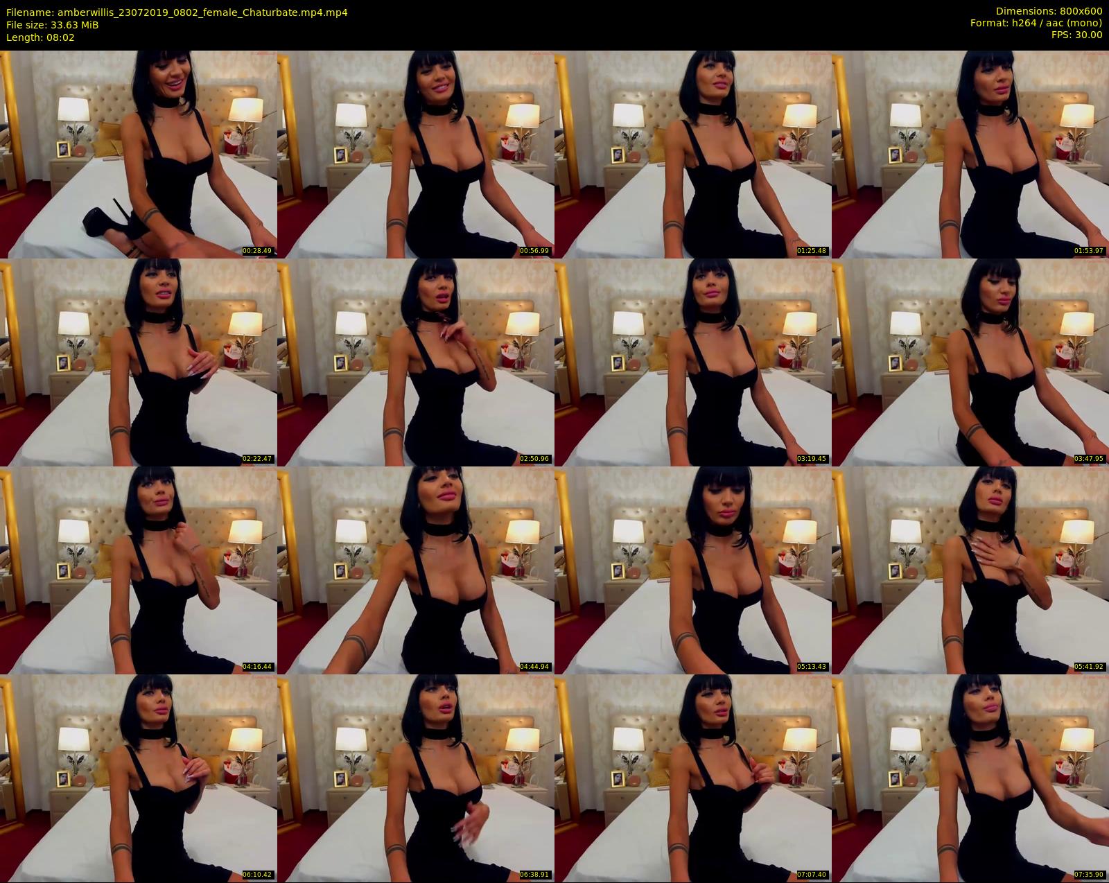 amberwillis — 9 minute Chaturbate female cam show recording, 480p, Jul 23, 2019
