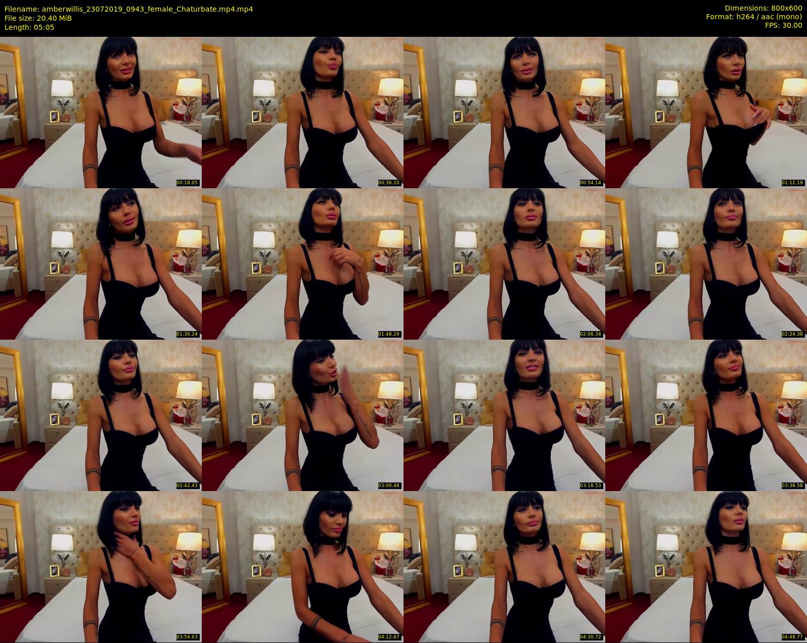 amberwillis — 6 minute Chaturbate female cam show recording, 480p, Jul 23, 2019
