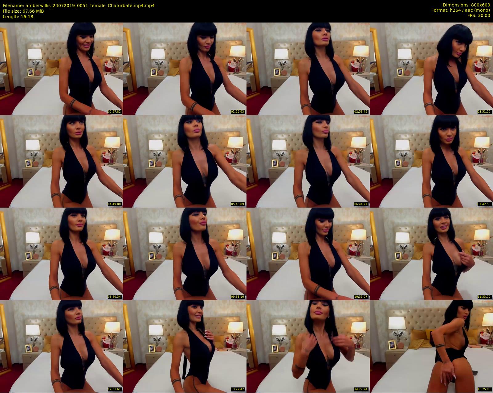 amberwillis — 17 minute Chaturbate female cam show recording, 480p, Jul 24, 2019
