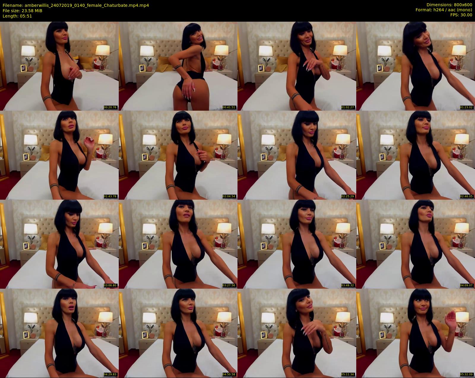 amberwillis — 6 minute Chaturbate female cam show recording, 480p, Jul 24, 2019