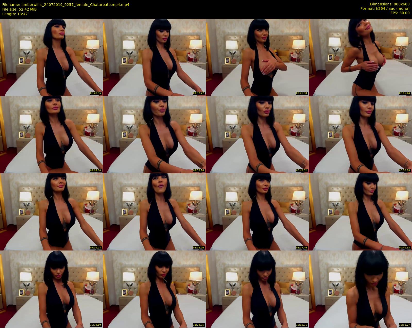 amberwillis — 14 minute Chaturbate female cam show recording, 480p, Jul 24, 2019