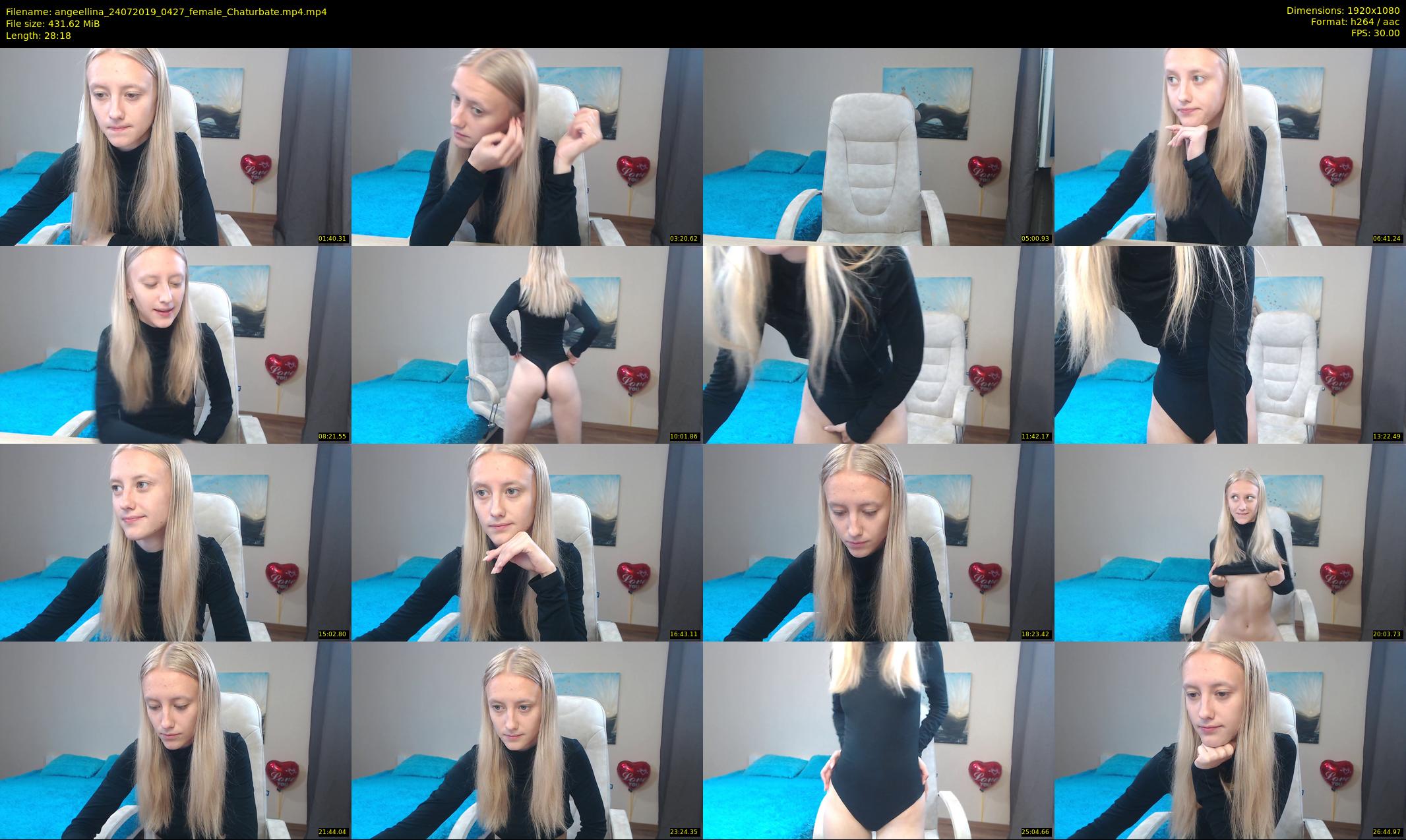 angeellina — 29 minute Chaturbate female cam show recording, 1080p, Jul 24, 2019