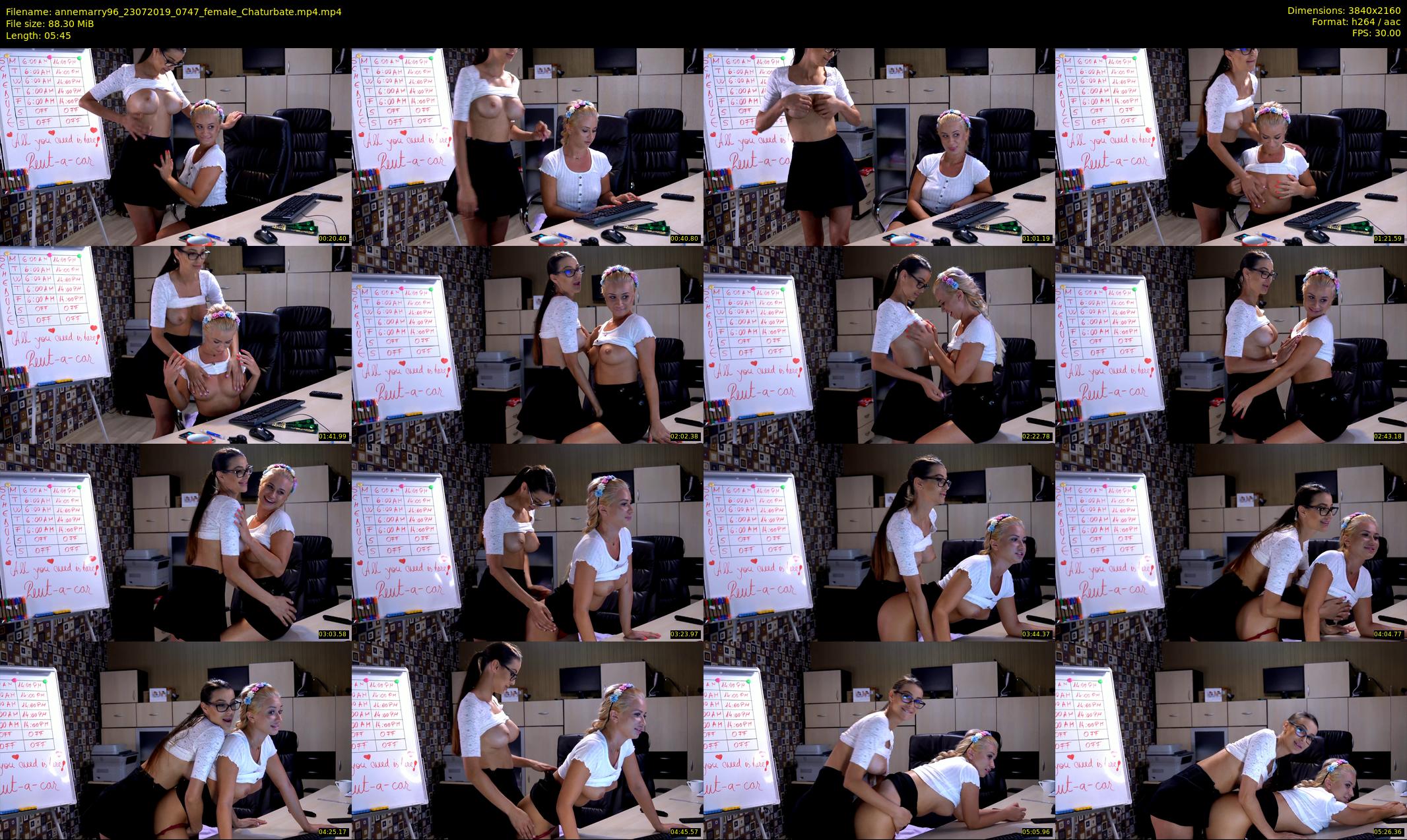annemarry96 — 6 minute Chaturbate female cam show recording, 4K, Jul 23, 2019